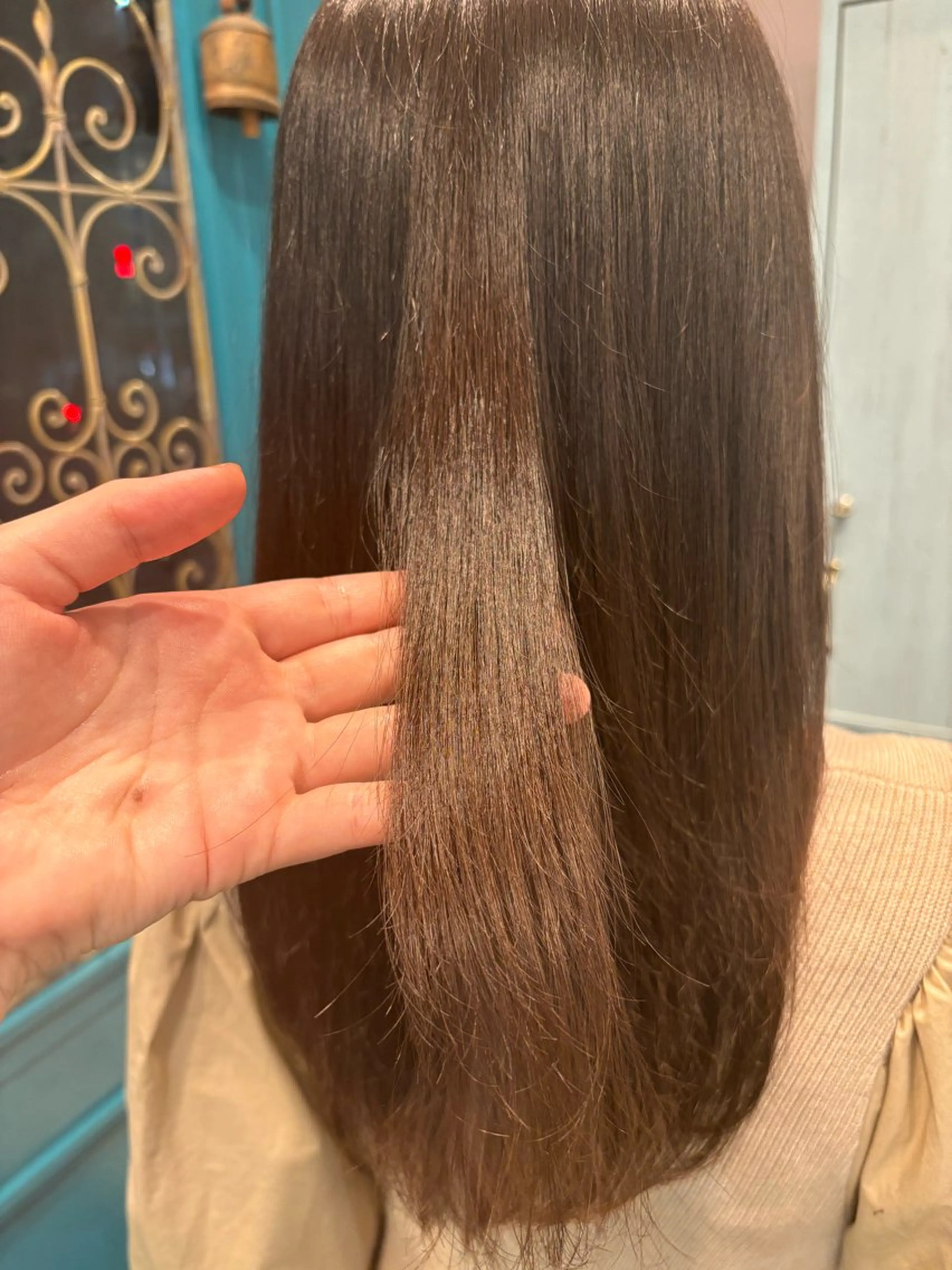 カラー 🌱なゆみ🌱透明感 /ナチュラル/高宮のヘアスタイル