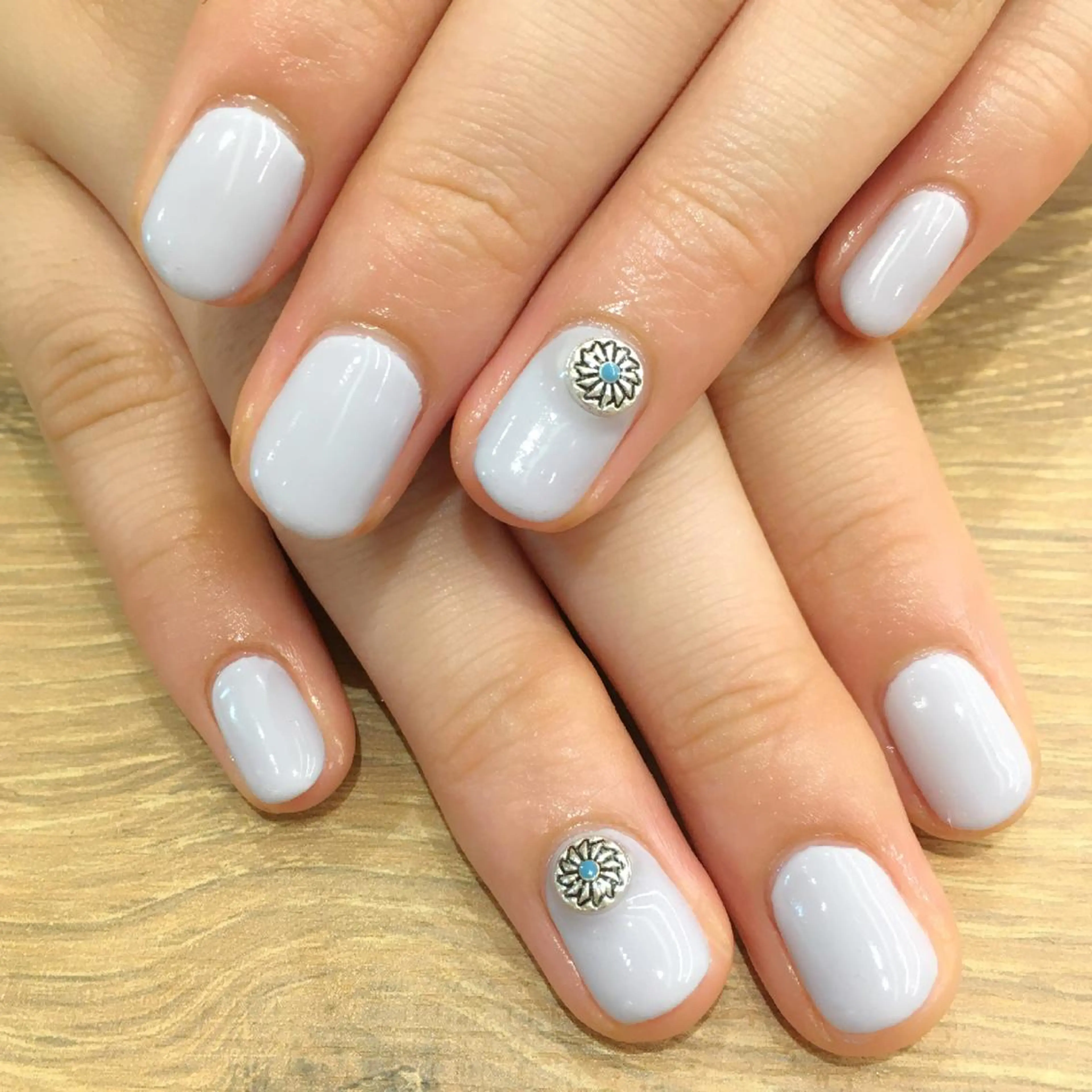 ネイル ワンカラーネイル Yuriko Omi パラジェル/渋谷のネイルデザイン