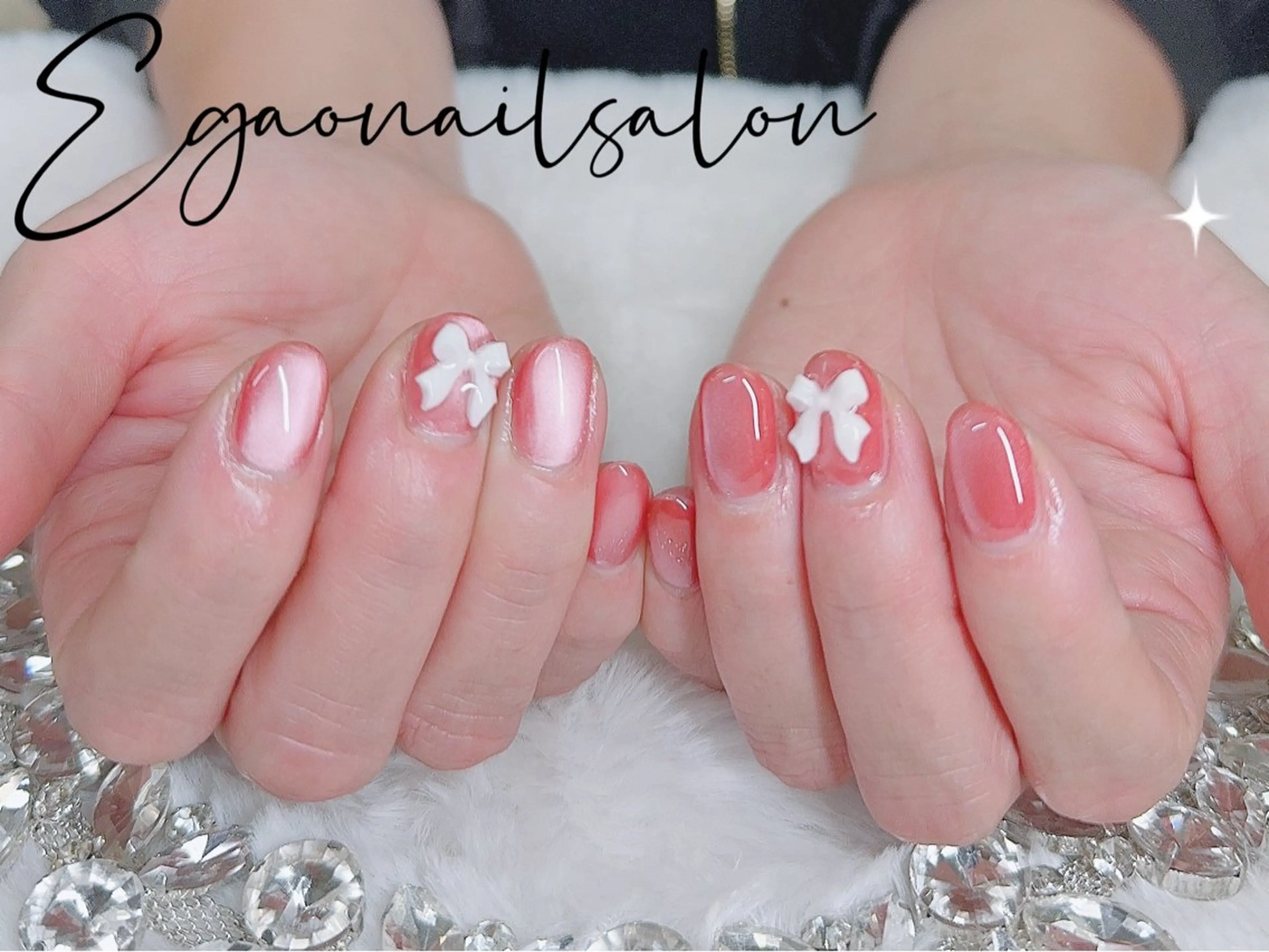 ネイル アートネイル フットネイル フレンチネイル ジェルネイル グラデーション ハンドネイル Egao Nail Salonのネイルデザイン