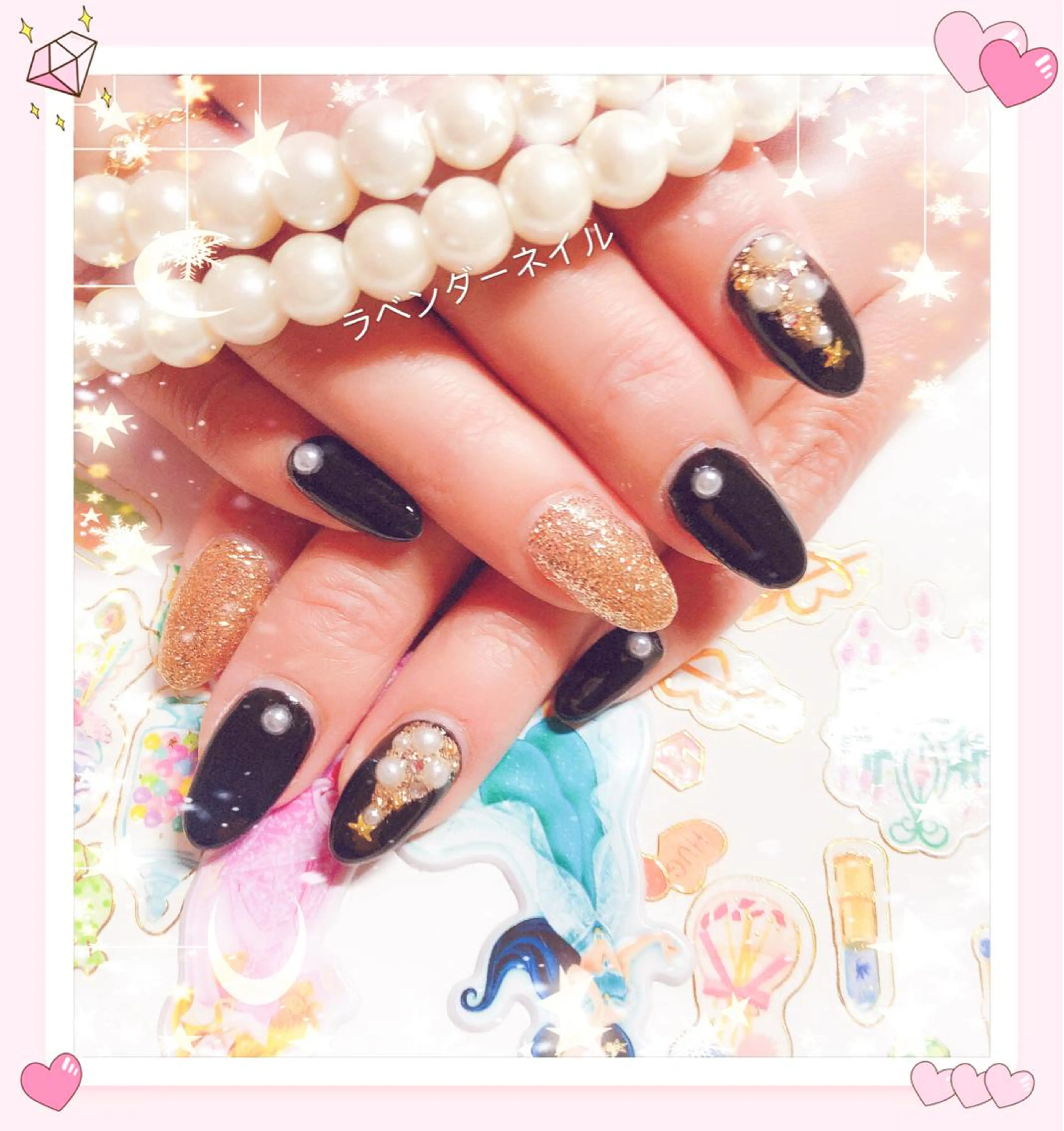 ネイル ラベンダー💖日暮里 ルル💖ネイルのネイルデザイン