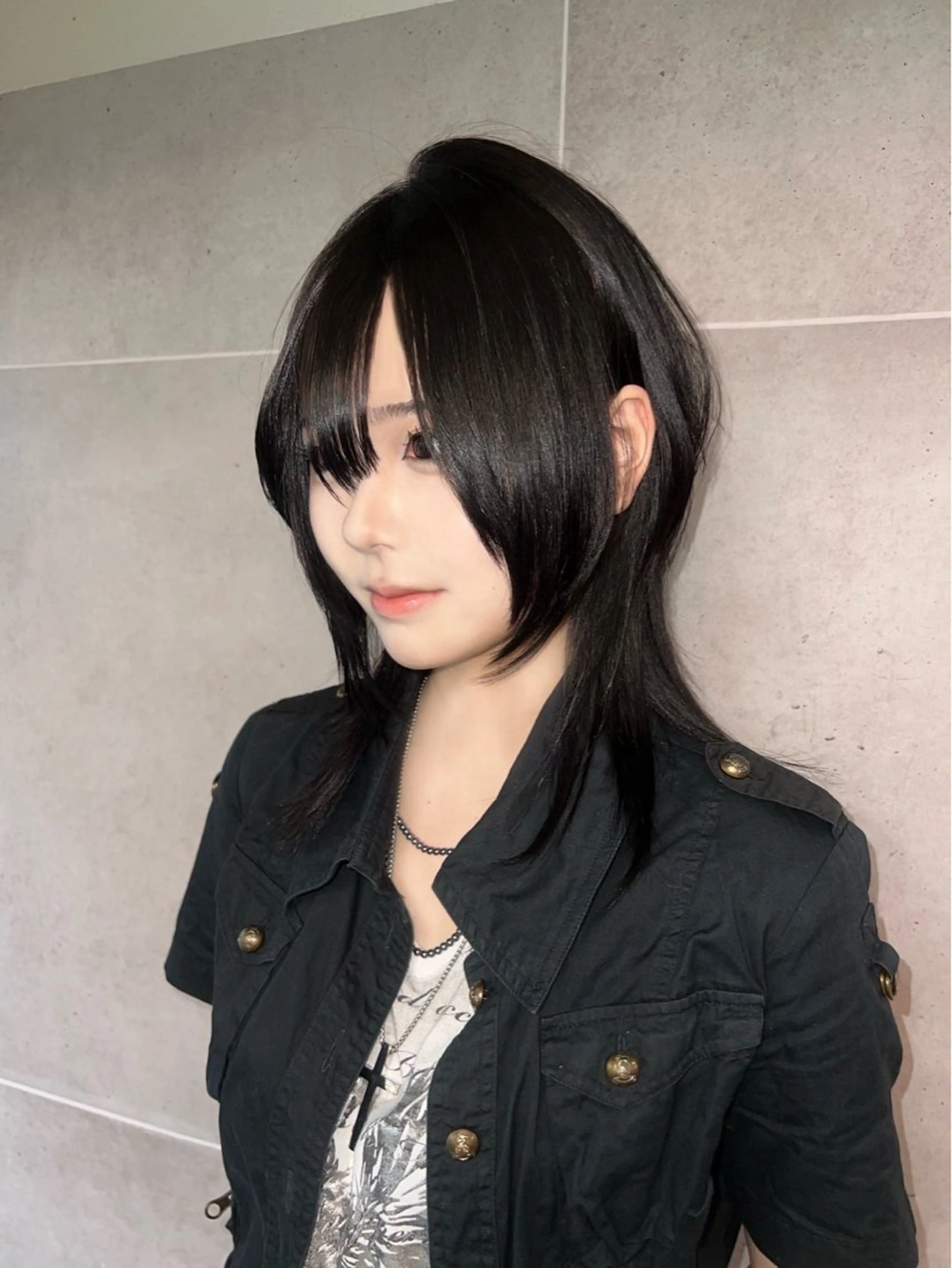 セミロング ヘアカラー トリートメント AIRA/ブリーチ ‪/透明感カラーのヘアスタイル