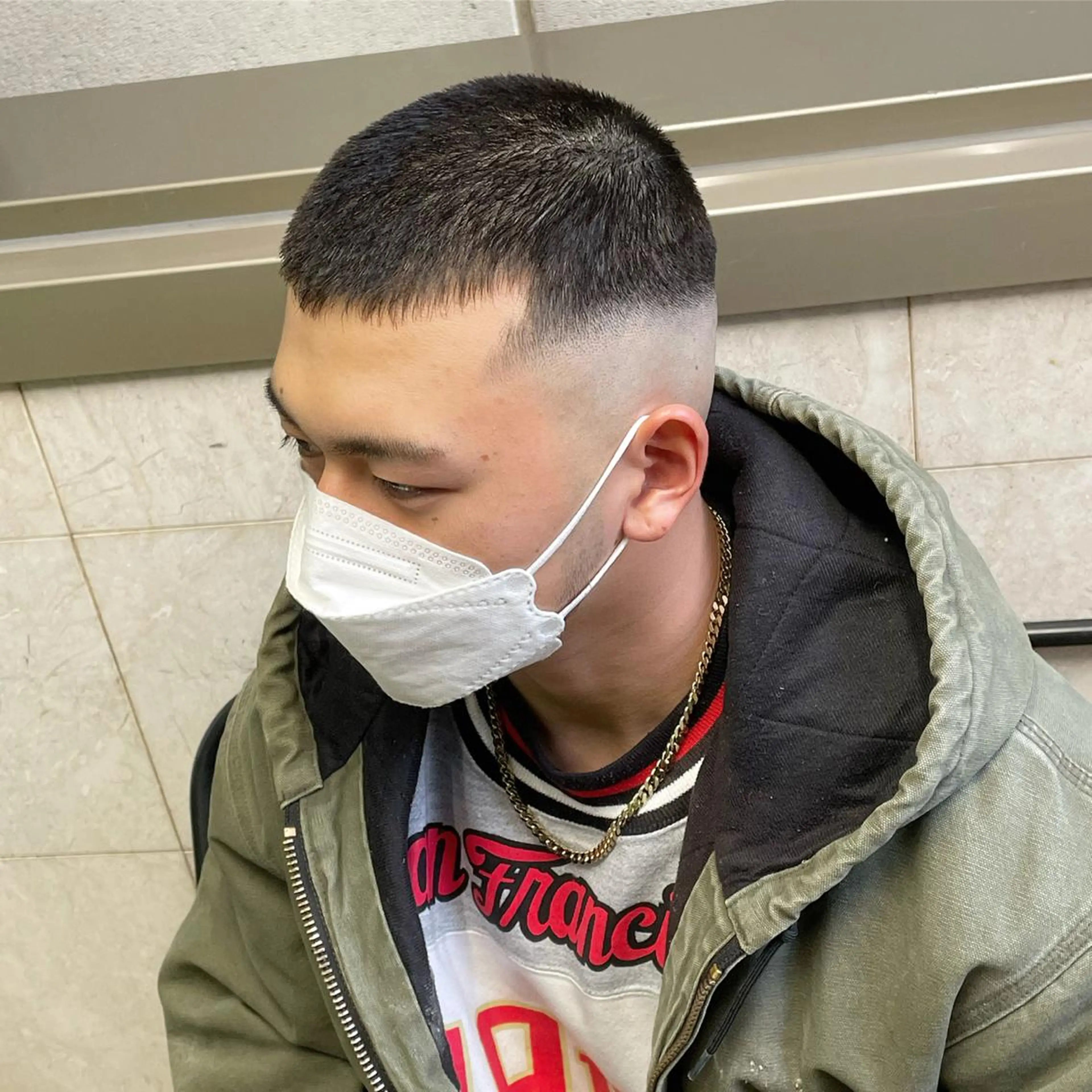 メンズ フェードカット スキンフェード カット Le'a所属・渋谷/フェード/ 國分 翔のヘアスタイル