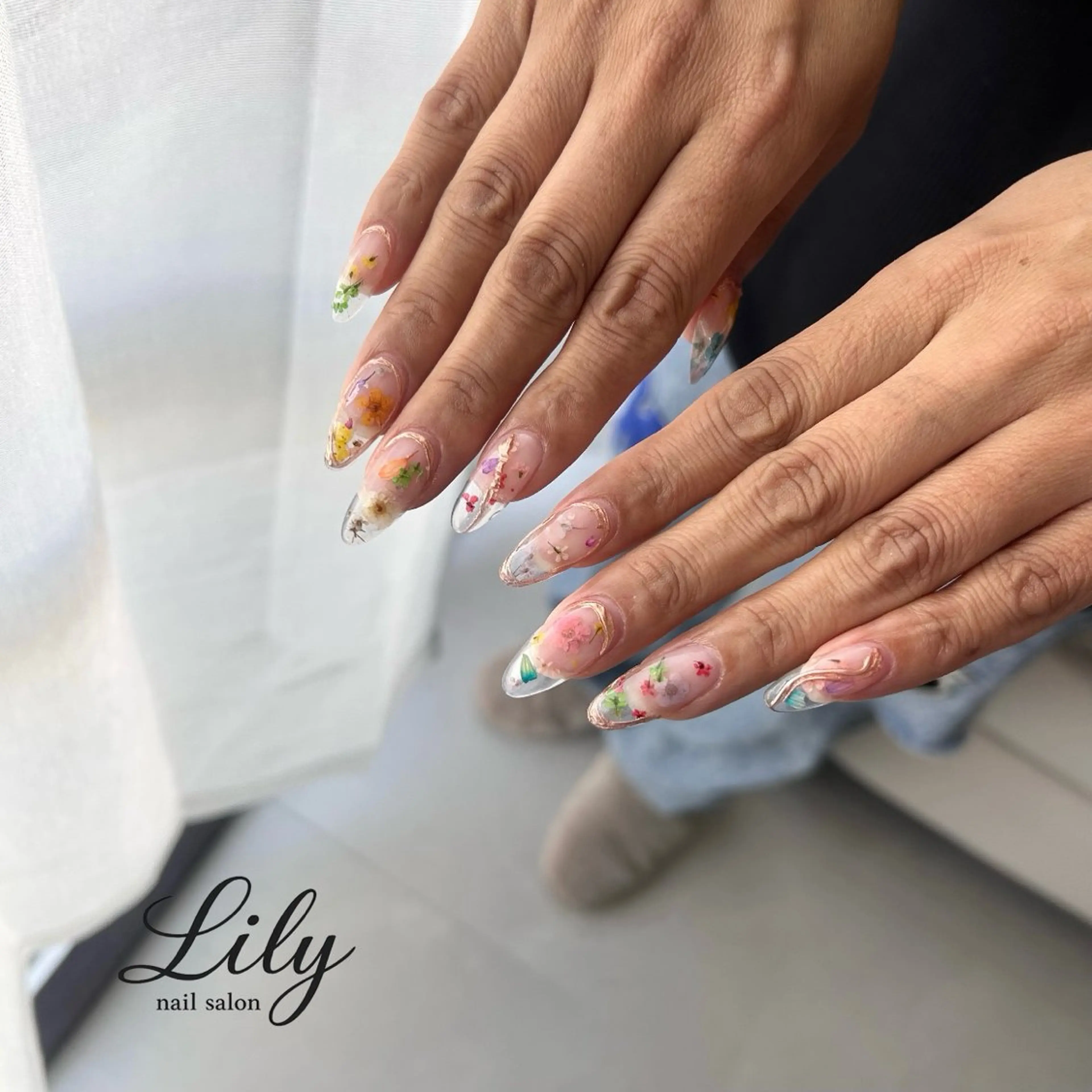 ネイル スカルプネイル ハンドネイル nail salon Lily所属・藤田 璃々のネイルデザイン