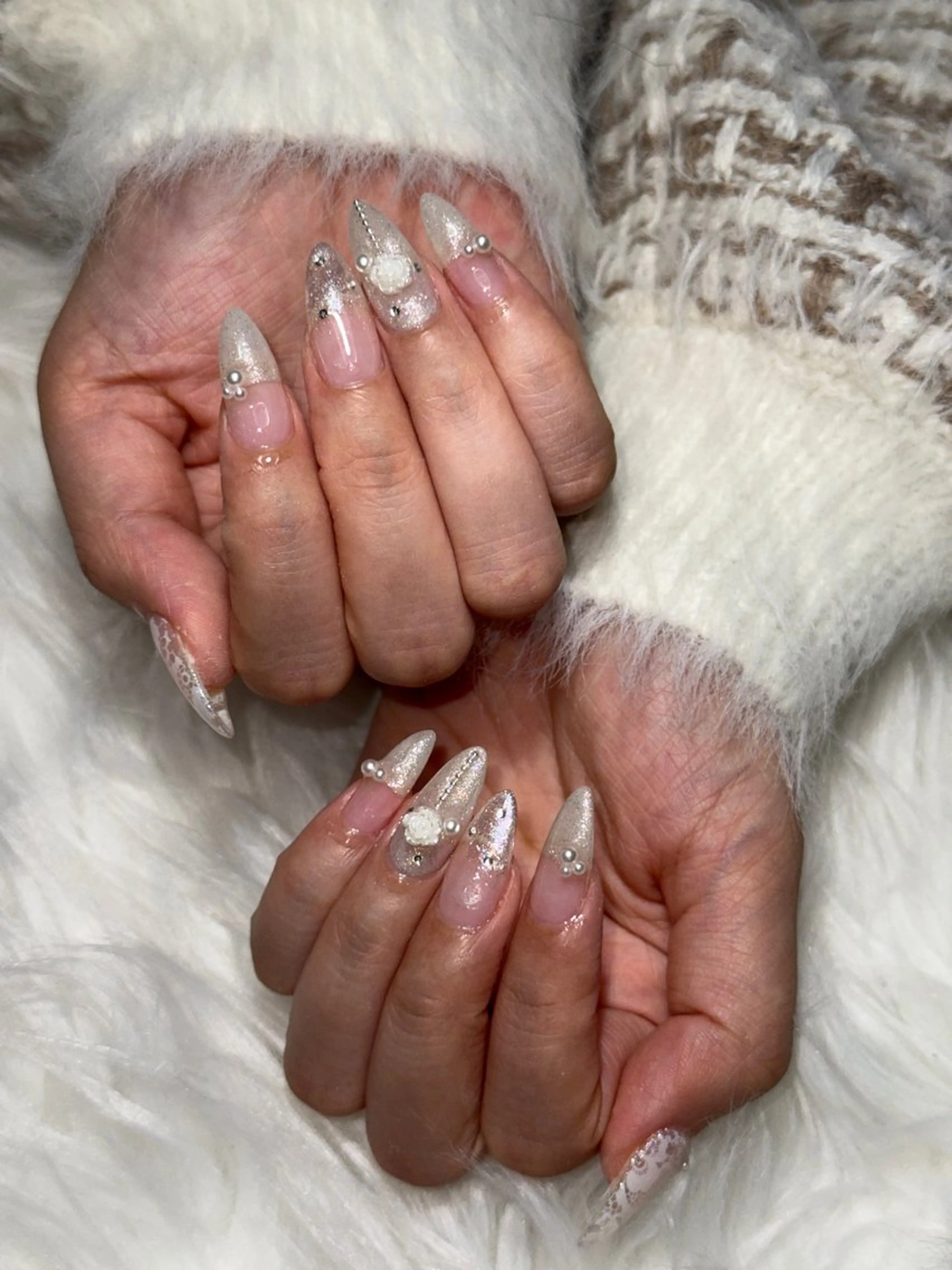 ネイル ハンドネイル Momoka 🍑🎀のネイルデザイン