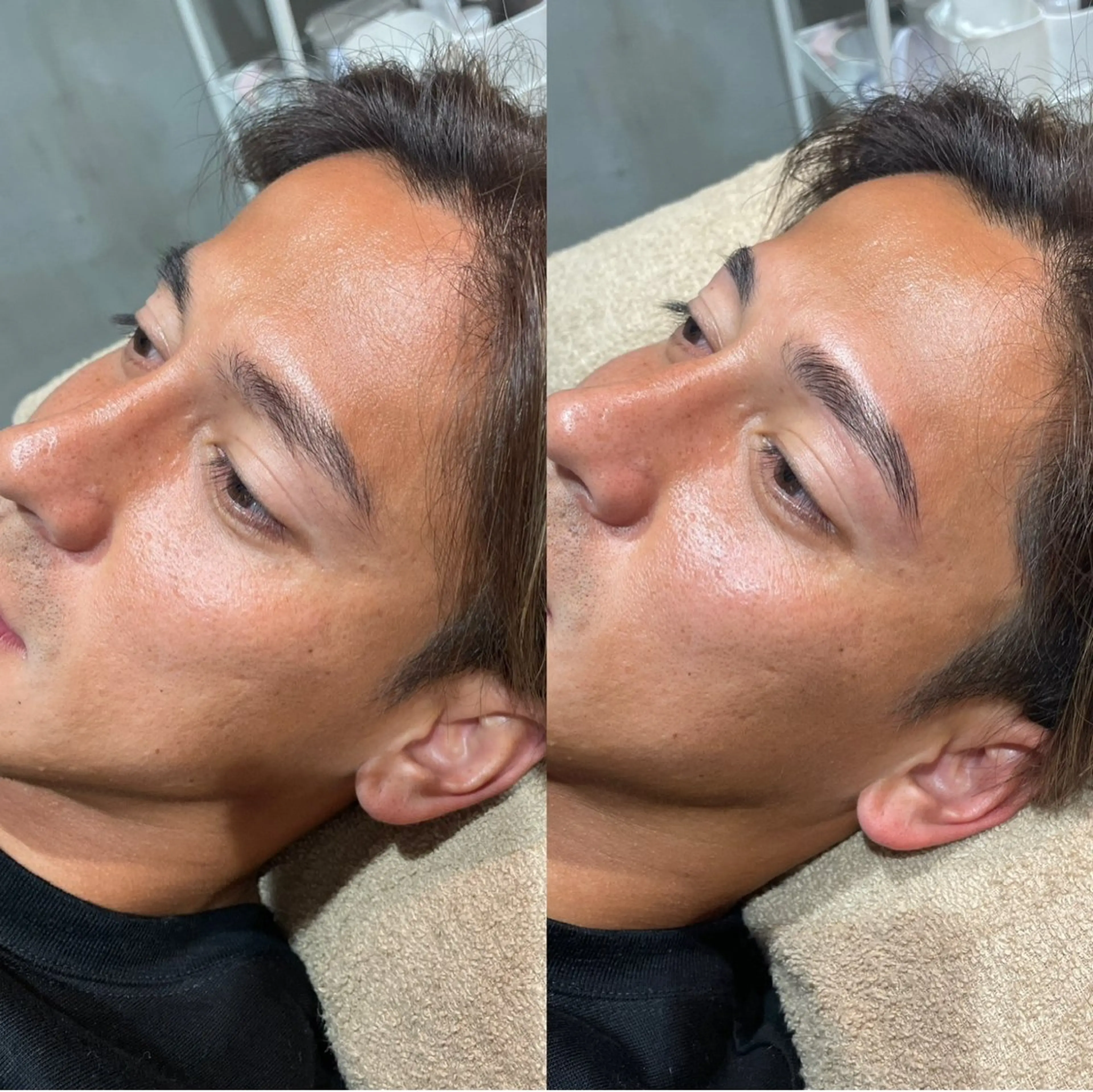 メンズ アイブロウ ハリウッドブロウリフト 眉毛ワックス脱毛 ワックス脱毛 その他(アイブロウ) 🦋nagisa🦋 メンズ眉毛/並行眉毛の眉毛・アイブロウイメージ