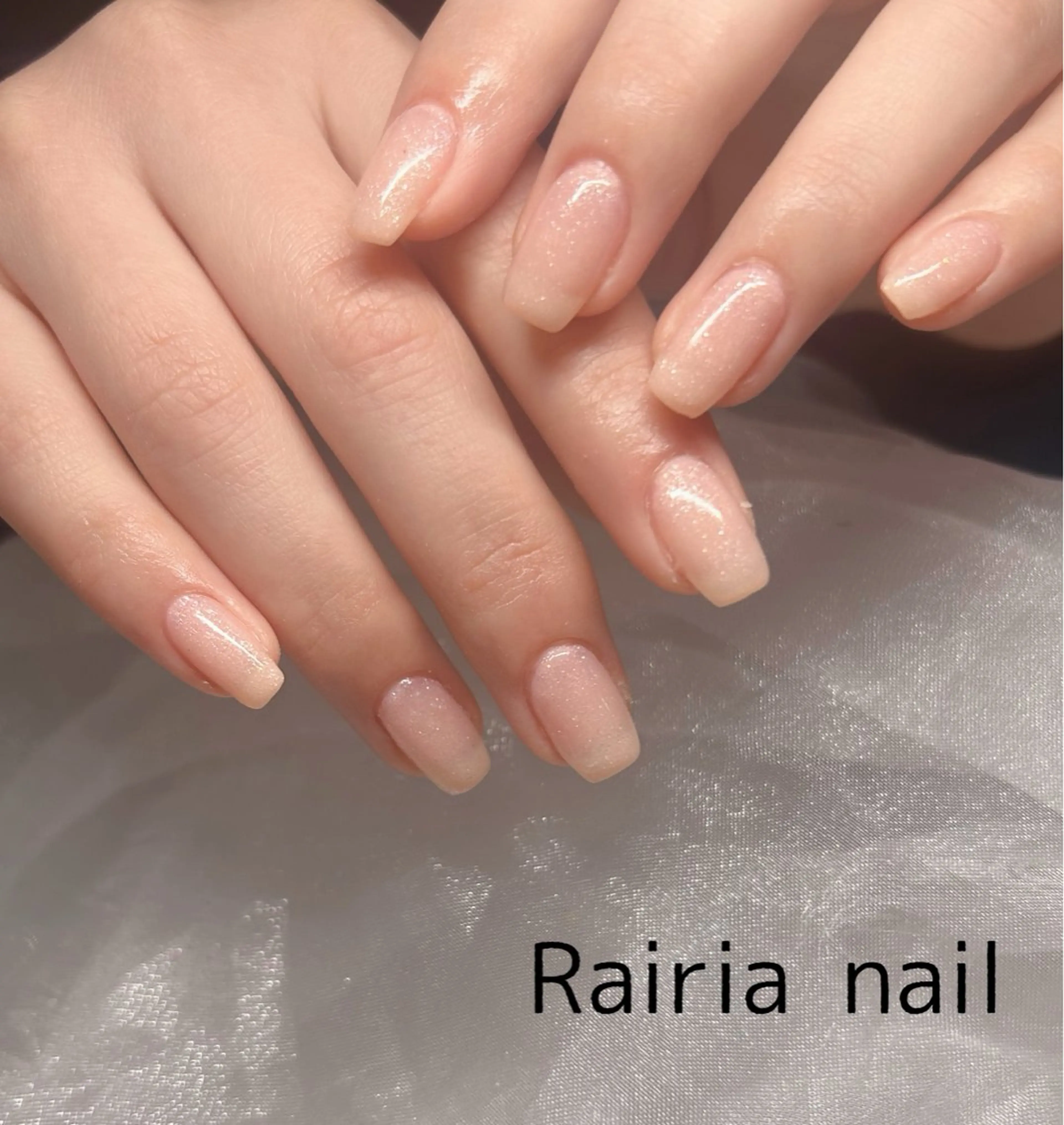 ネイル ラメ(グリッター) ワンカラーネイル フットネイル Rairia nail所属・Rairianail 室橋舞のネイルデザイン