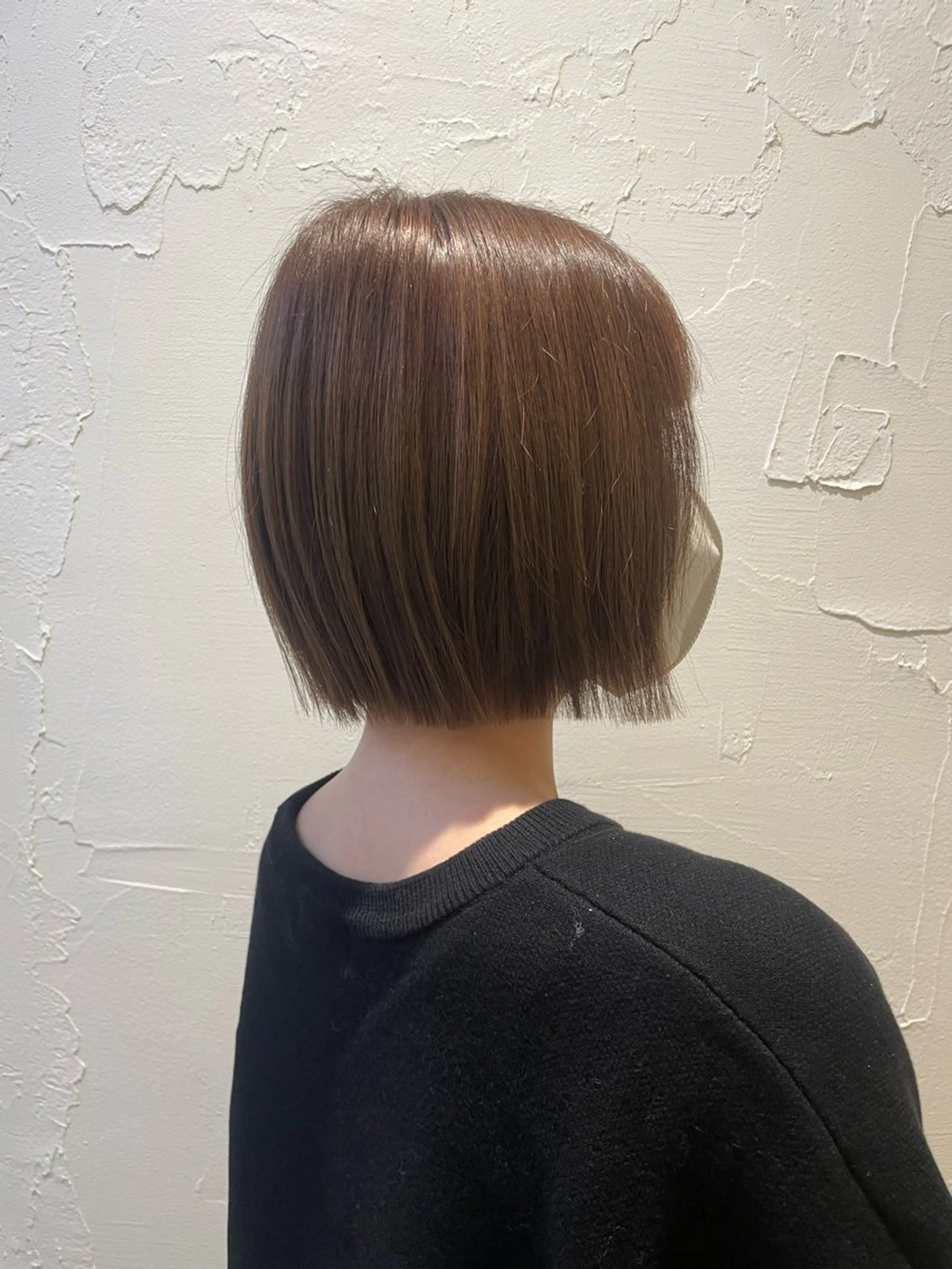 扱いやすくて可愛いモテワンレンカット♡ストレートも巻きも相性◎🌷の写真