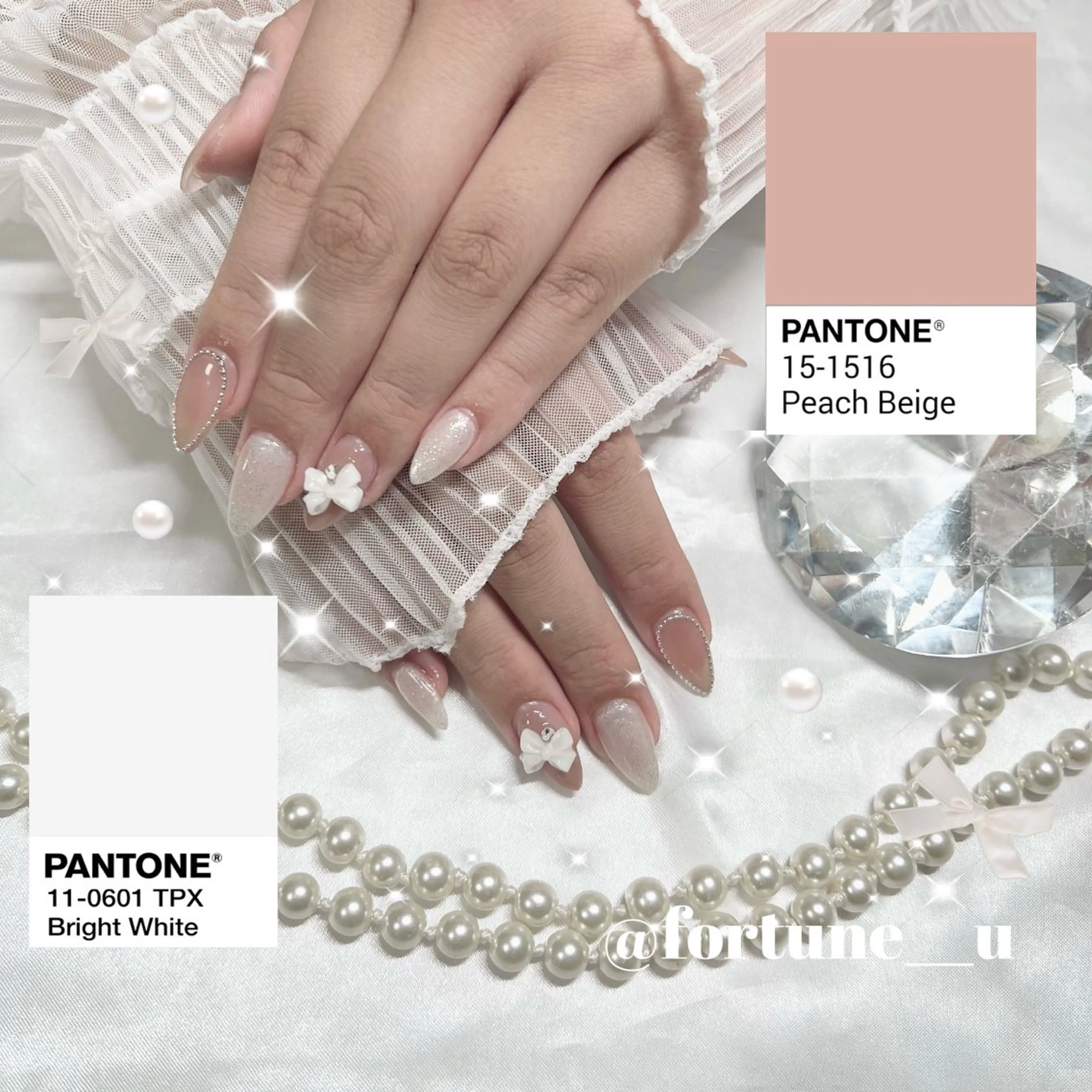 ネイル ガーリー 韓国ネイル 水色 オフィスネイル シンプルネイル ハンドネイル 💜 Yuuna💜のネイルデザイン