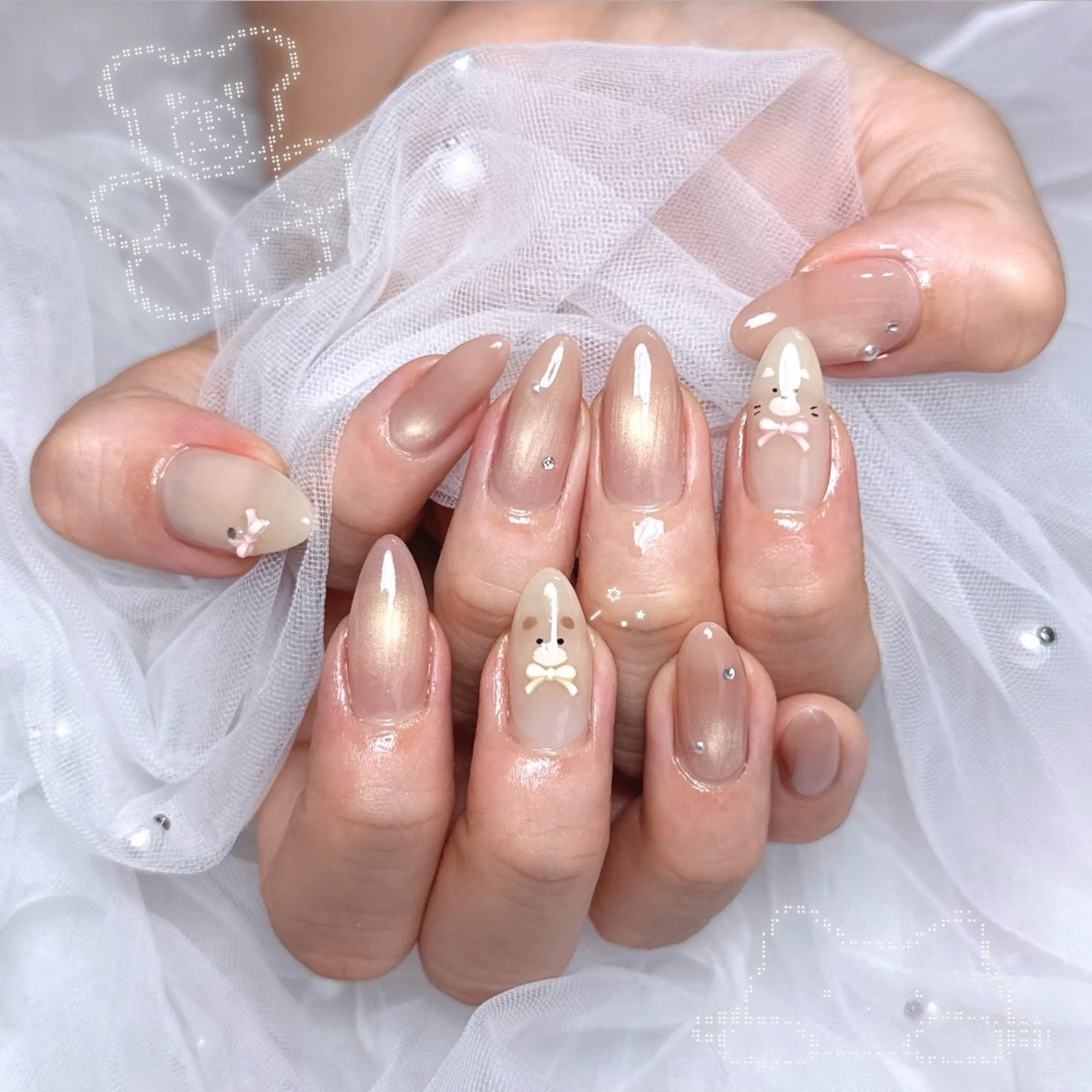 ネイル ハンドネイル Leliennail 🎀ハシグチのネイルデザイン