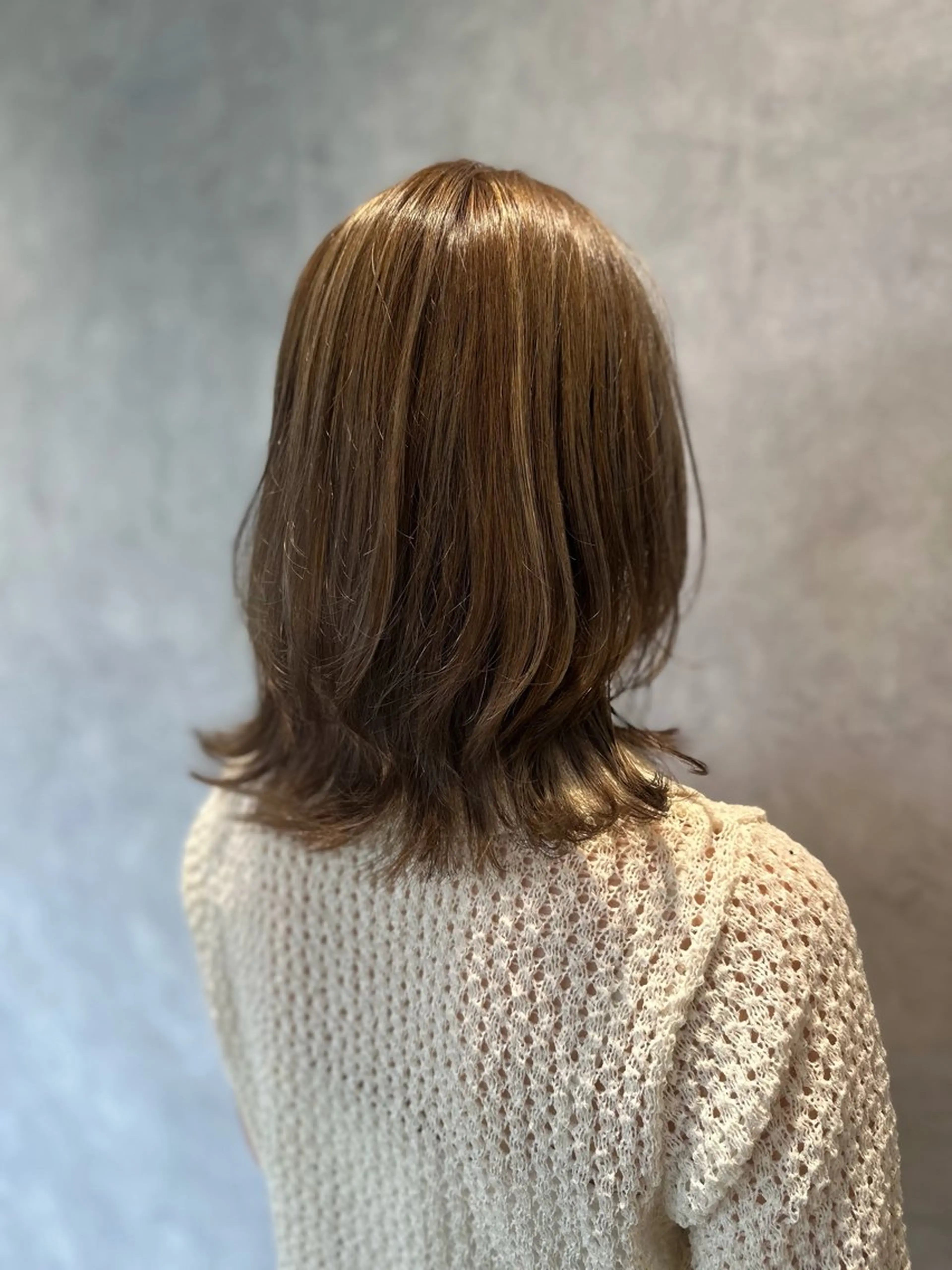 ミディアム カラー ベージュカラー ハイライトカラー ハイライト ウルフカット 🆕TRUTH千葉店 店長Yuのヘアスタイル