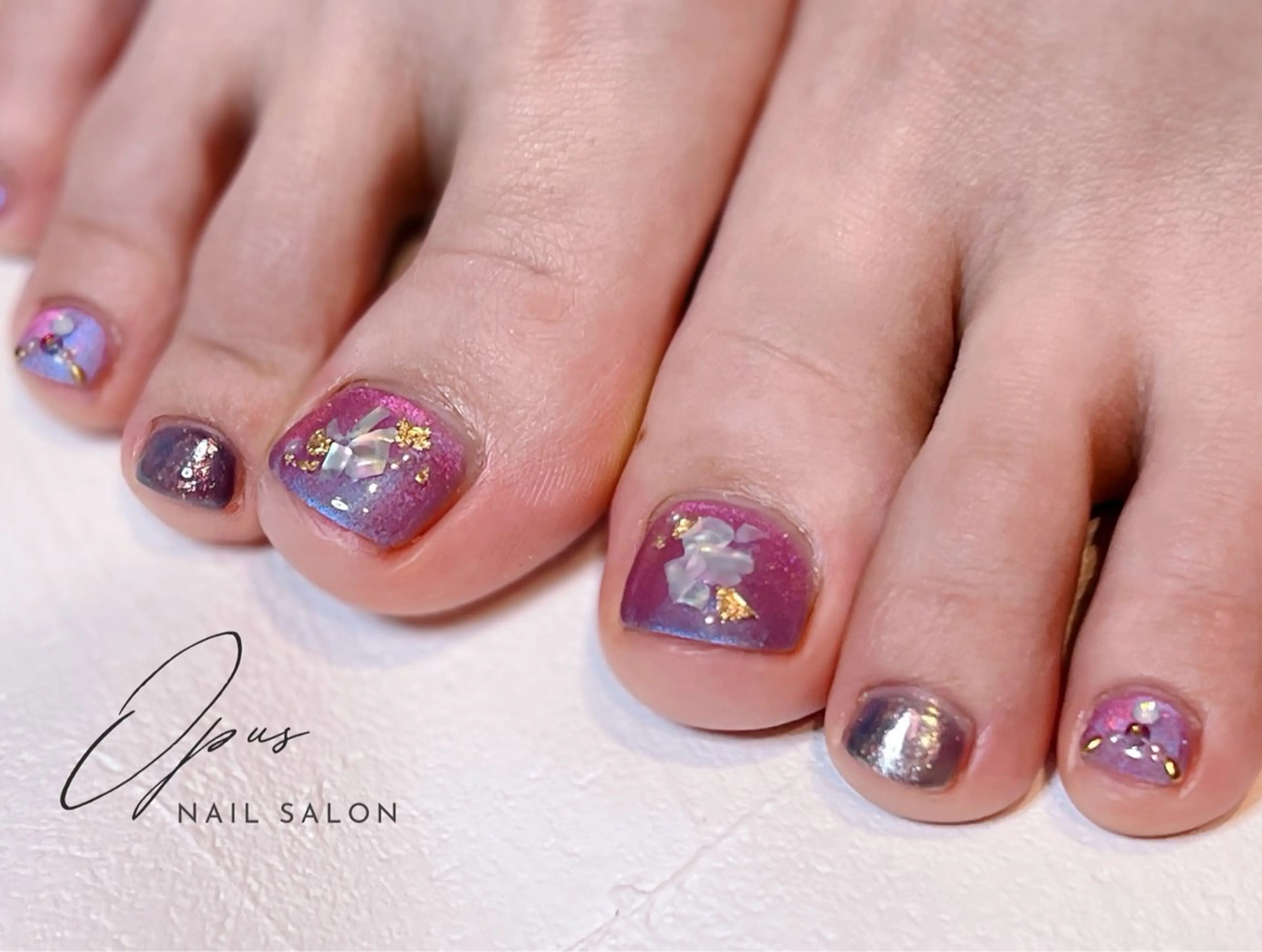 ネイル フットネイル ネイルサロン OPUS所属・watanabe chihiroのネイルデザイン