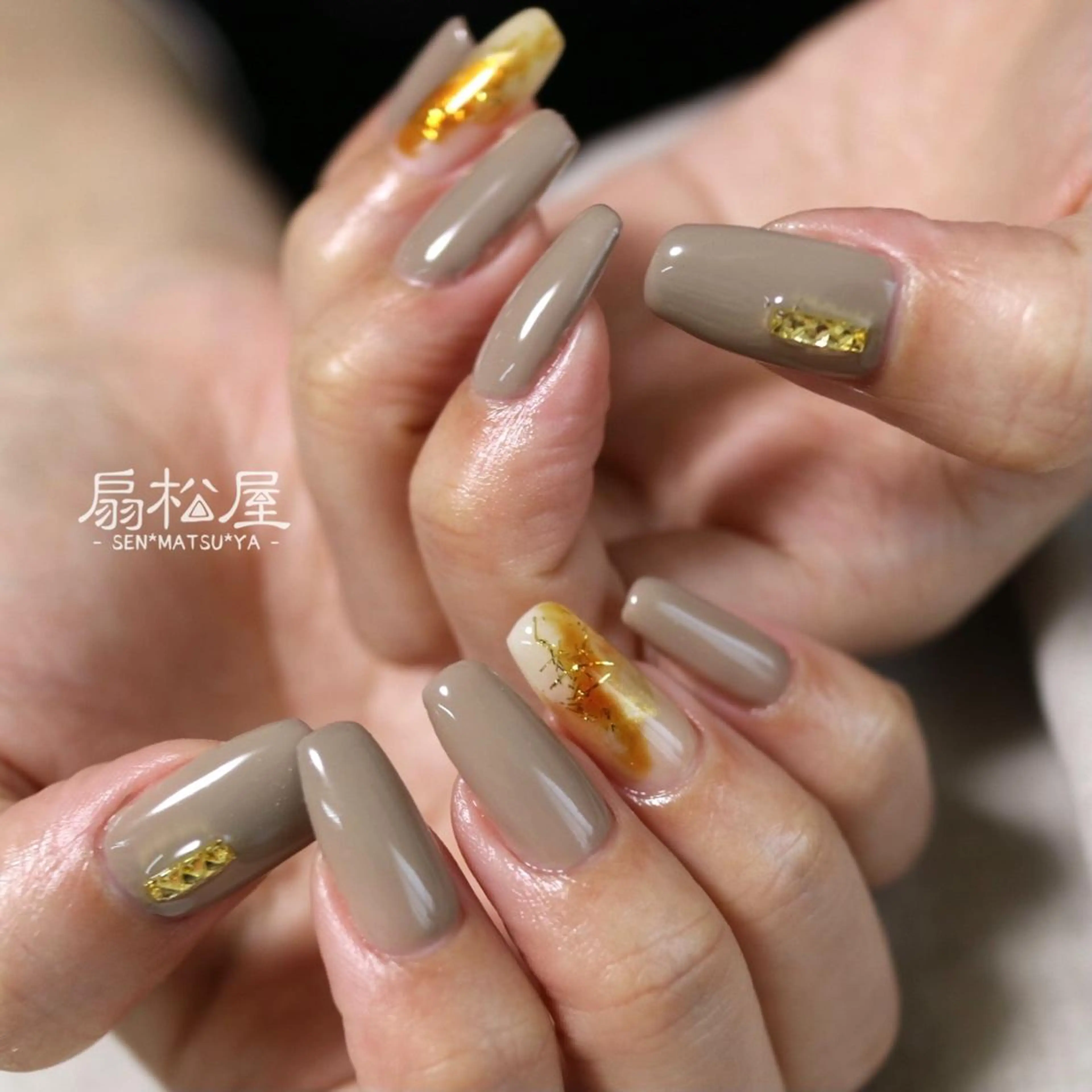 ネイル 扇松屋 marie.nのネイルデザイン