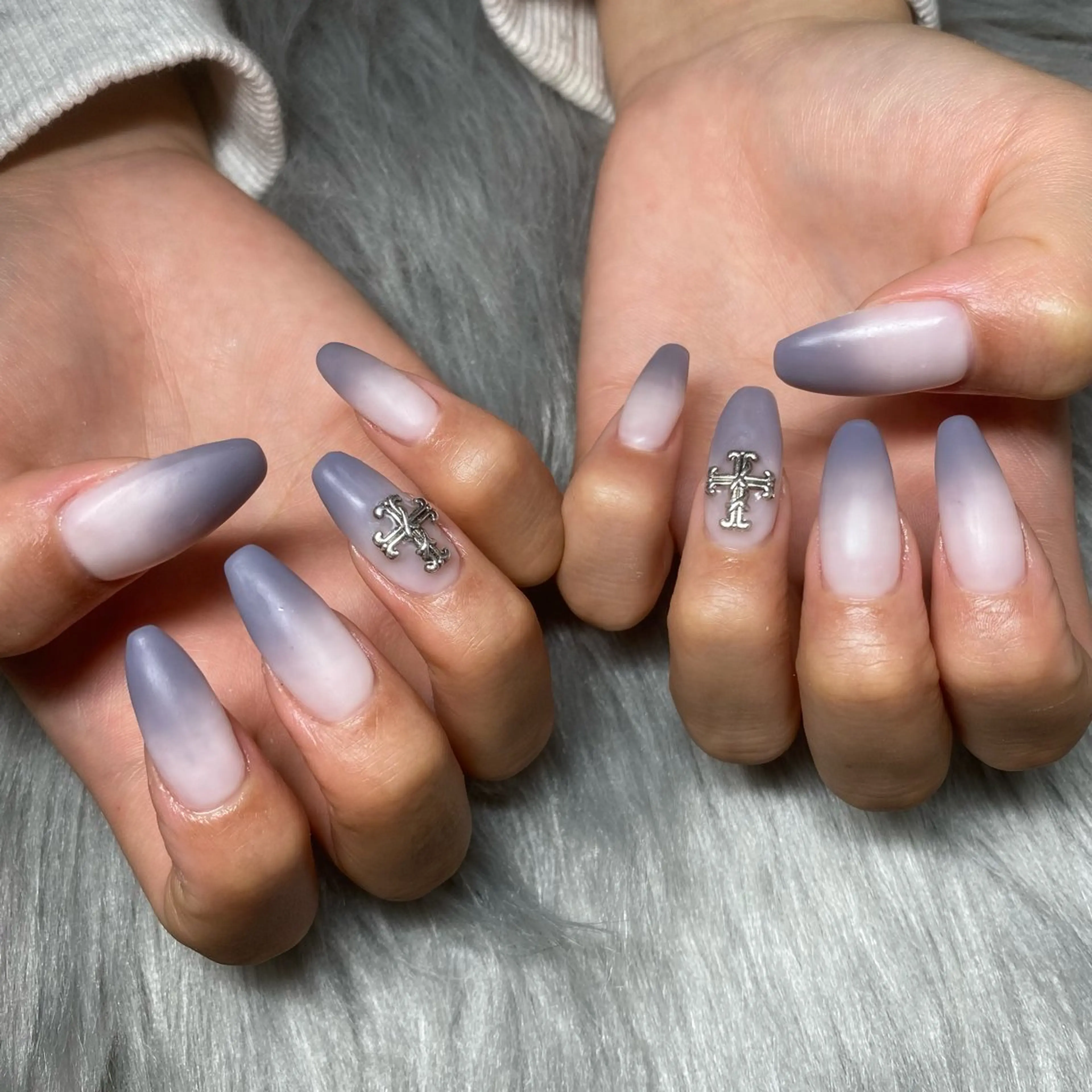 ネイル グラデーション マットネイル y's　beauty 京橋店のネイルデザイン