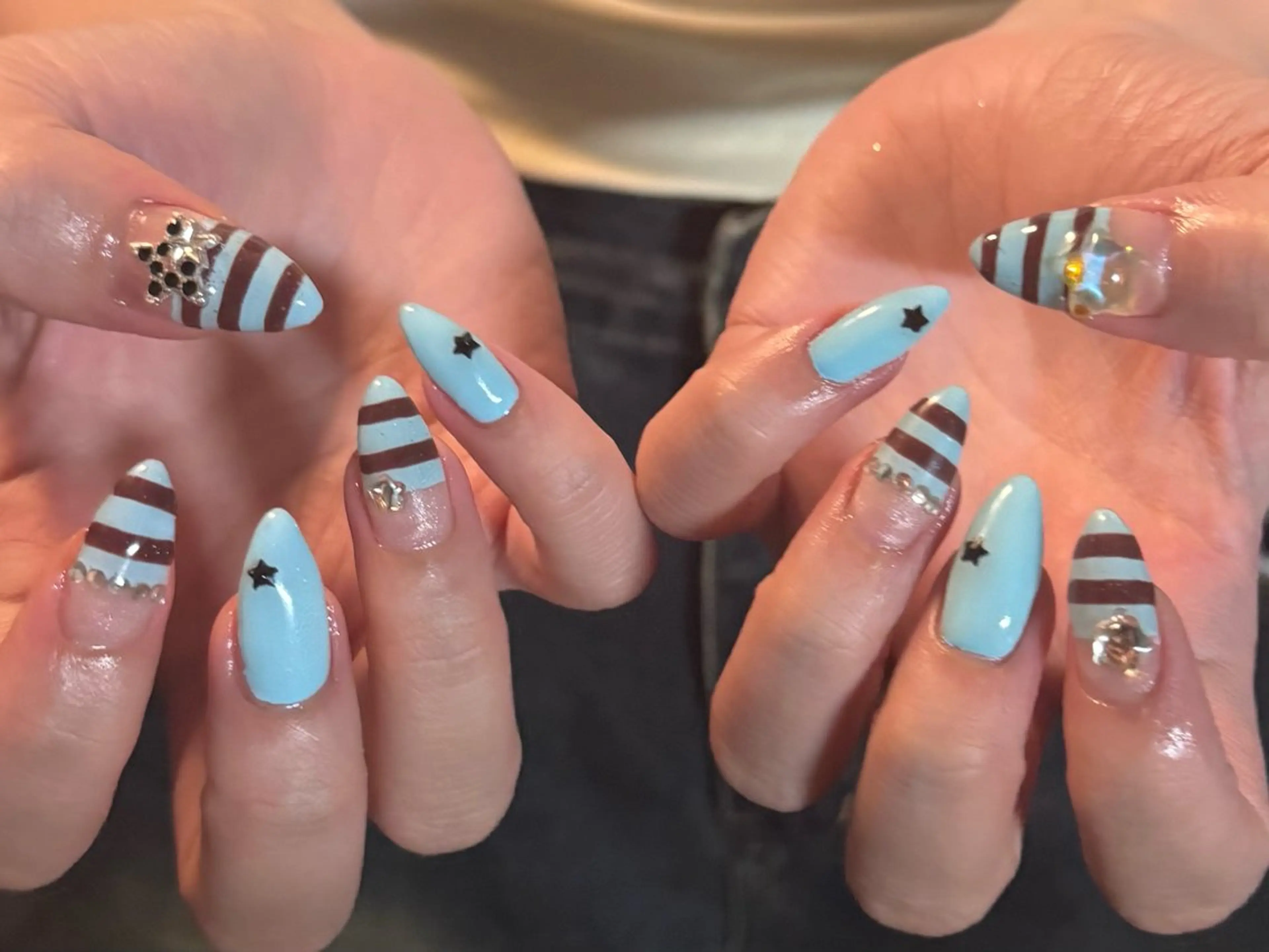 ミディアム 小川 柚香のネイルデザイン