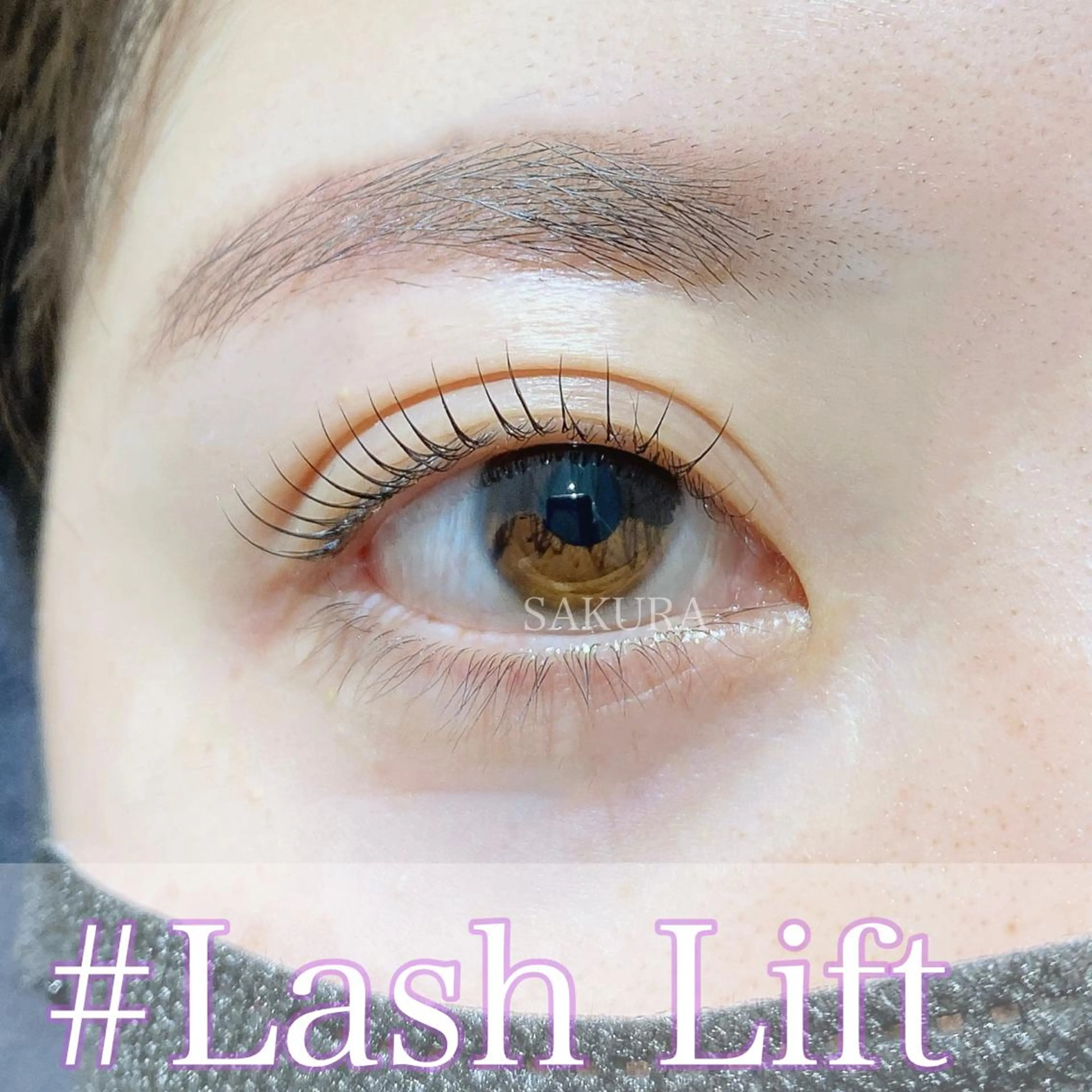 セミロング パーマ ネイル マツエク・マツパ アイブロウ GO TODAY SHAiRE SALON 新宿Ciel店所属・似合わせまつ毛🫧 さくら🌸のマツエク・マツパデザイン