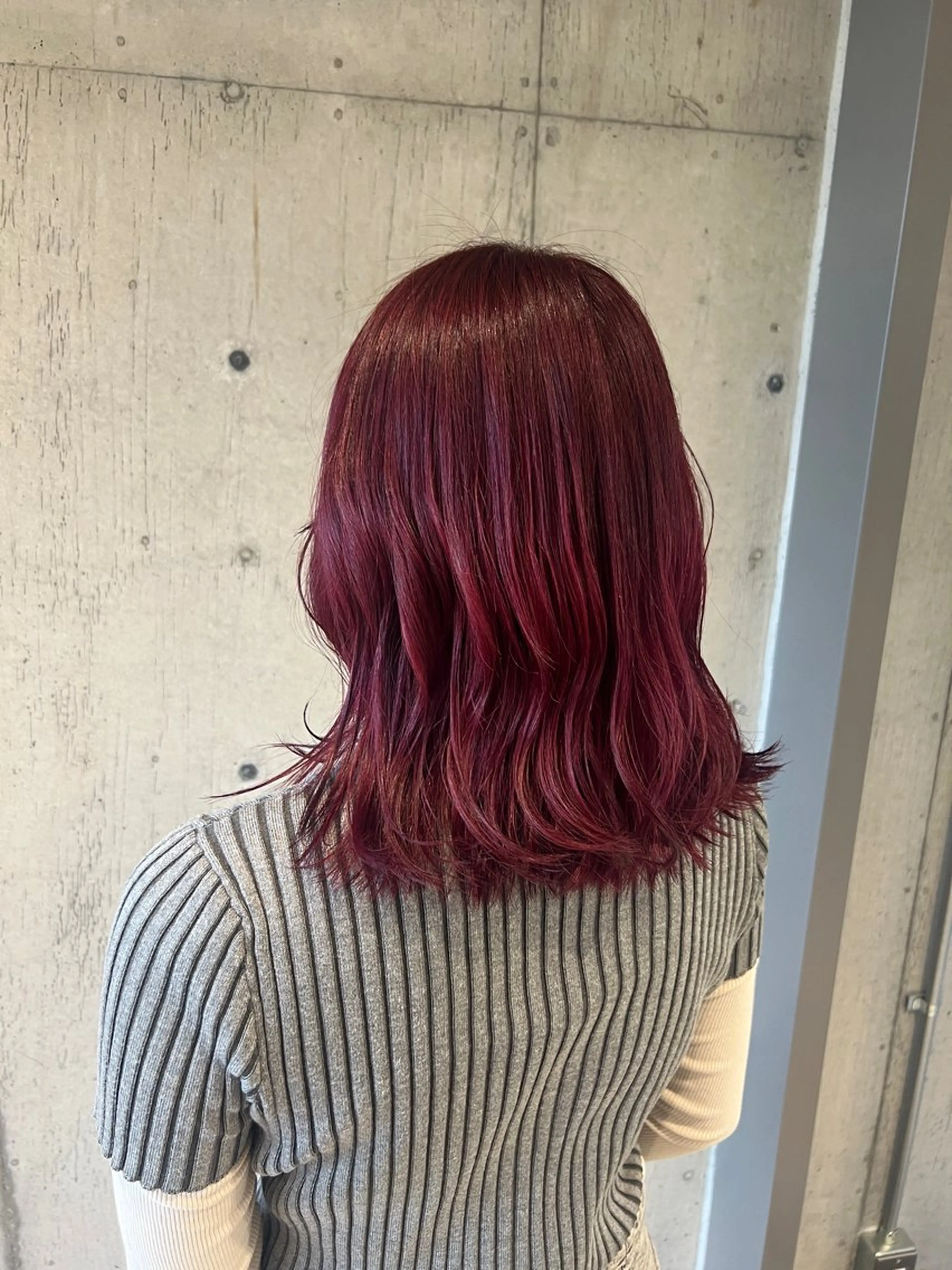 ロング カット ヘアカラー トリートメント 透明感/血色カラー/ 似合せレイヤー/ゆいのヘアスタイル