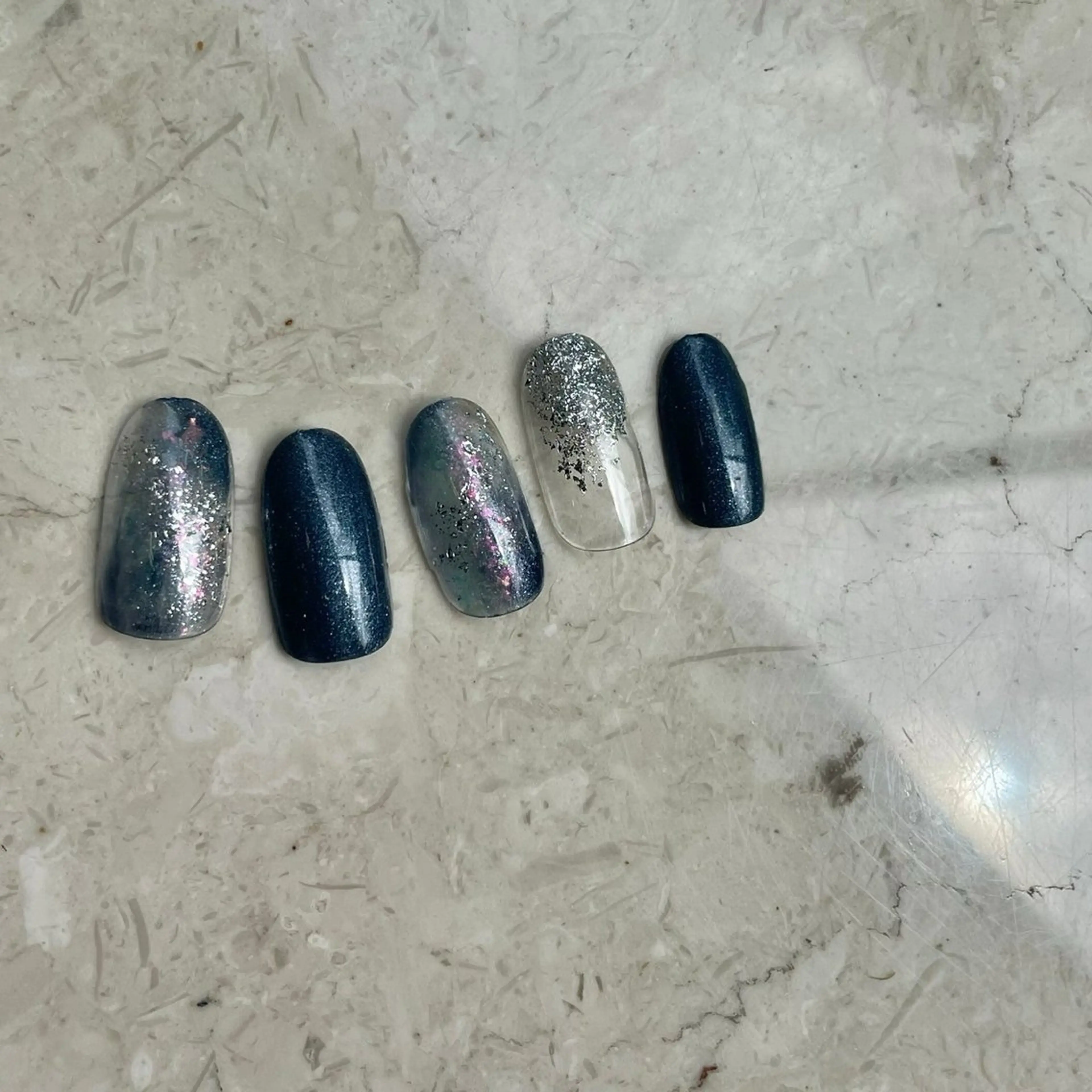 ネイル ⭐︎休業中の練習⭐︎ JNA認定講師髙橋のネイルデザイン