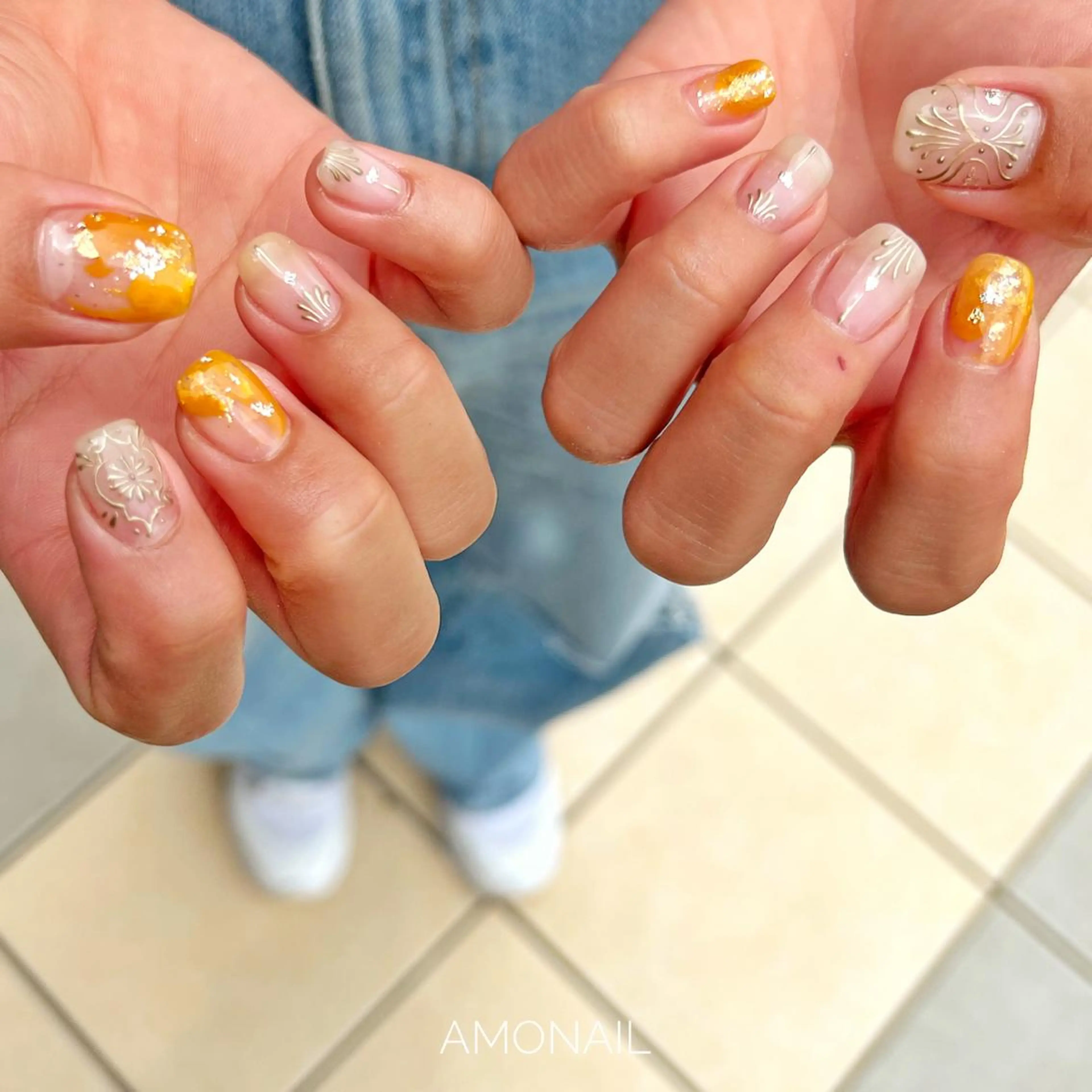 ミディアム ハンドネイル 唐笠 祥子のその他イメージ