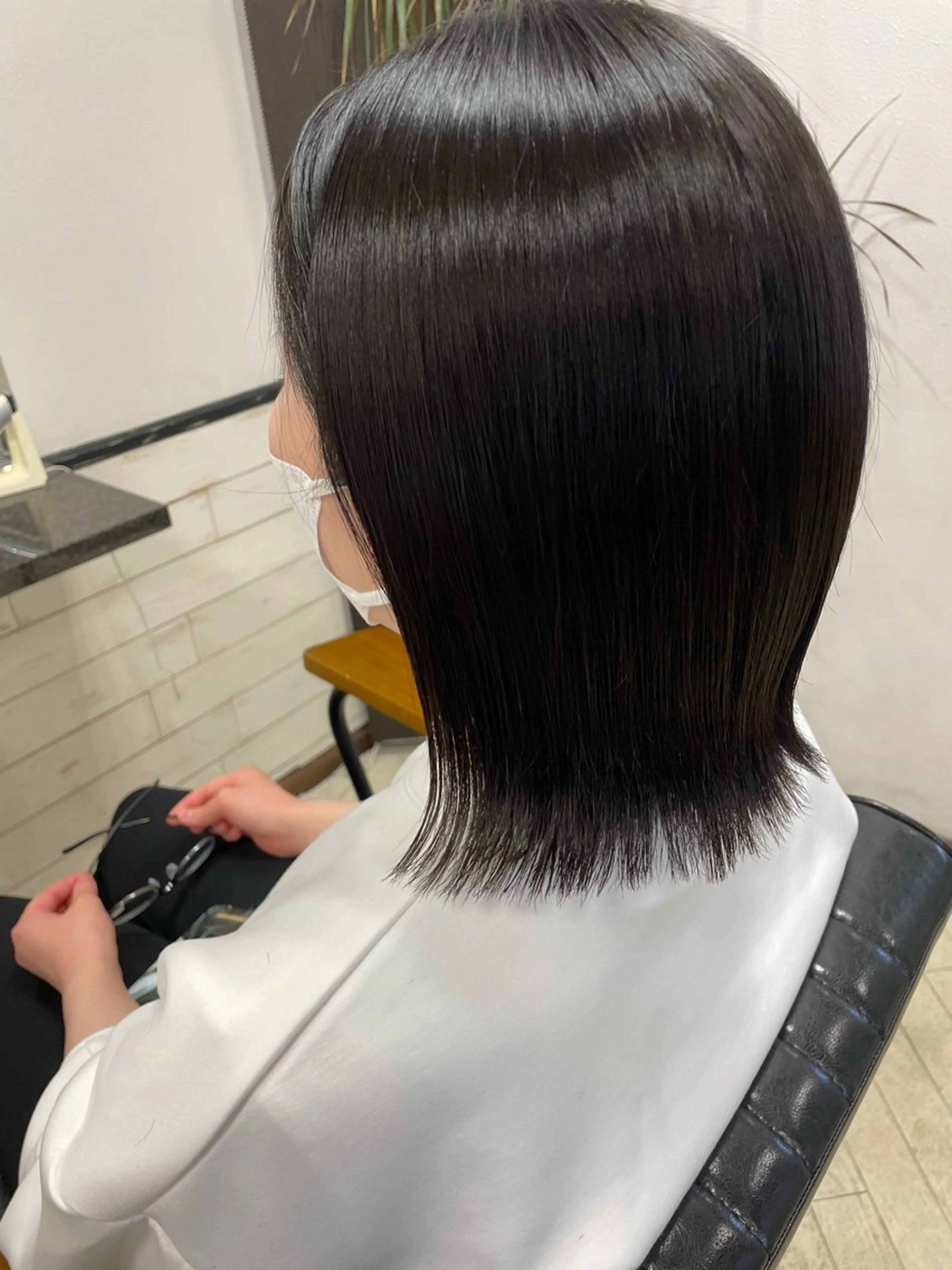 ミディアム カラー 【ヌーベルバレ】 ゆきみのヘアスタイル