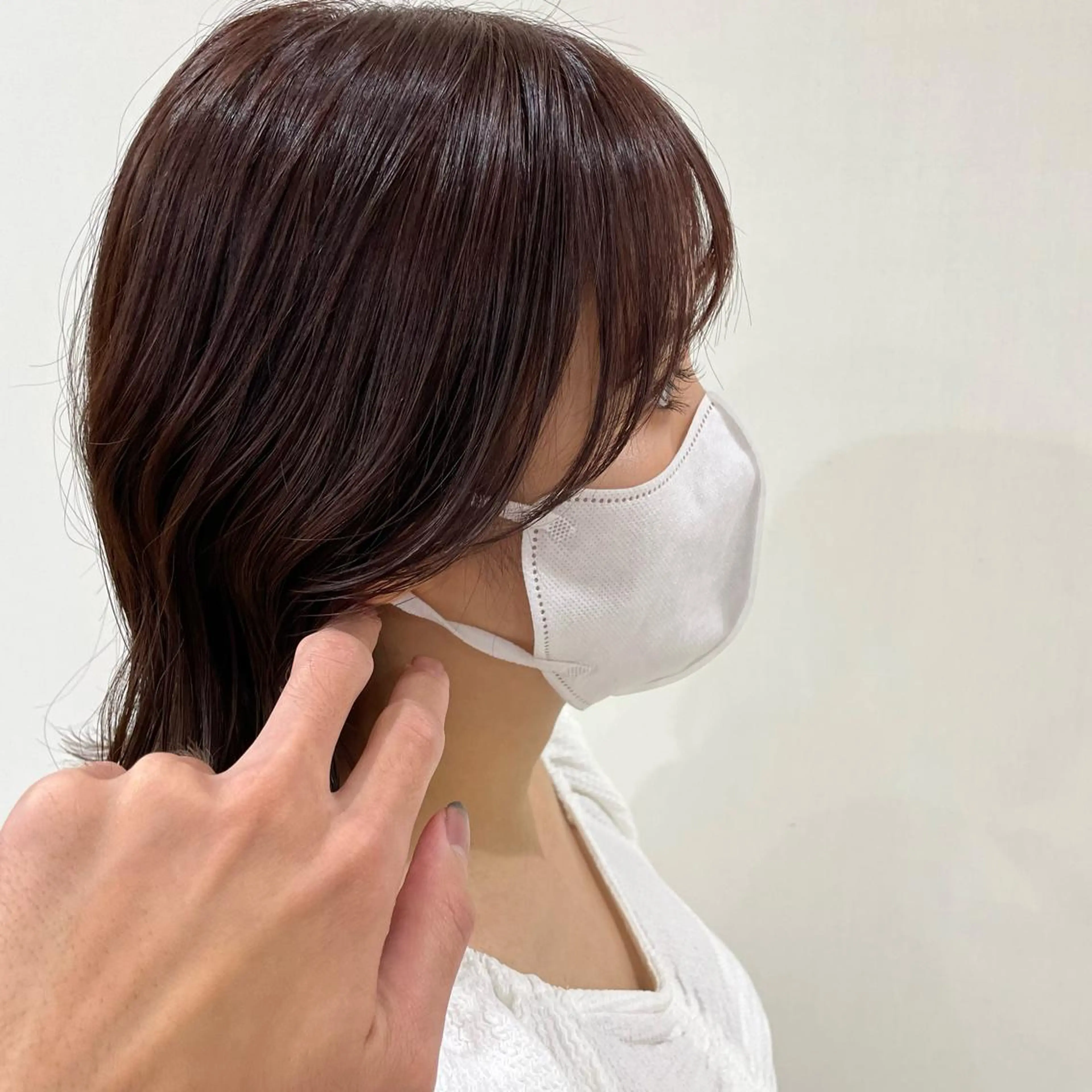 ショート 巻けるケア縮毛矯正✨ ケアカラー✨山下のヘアスタイル