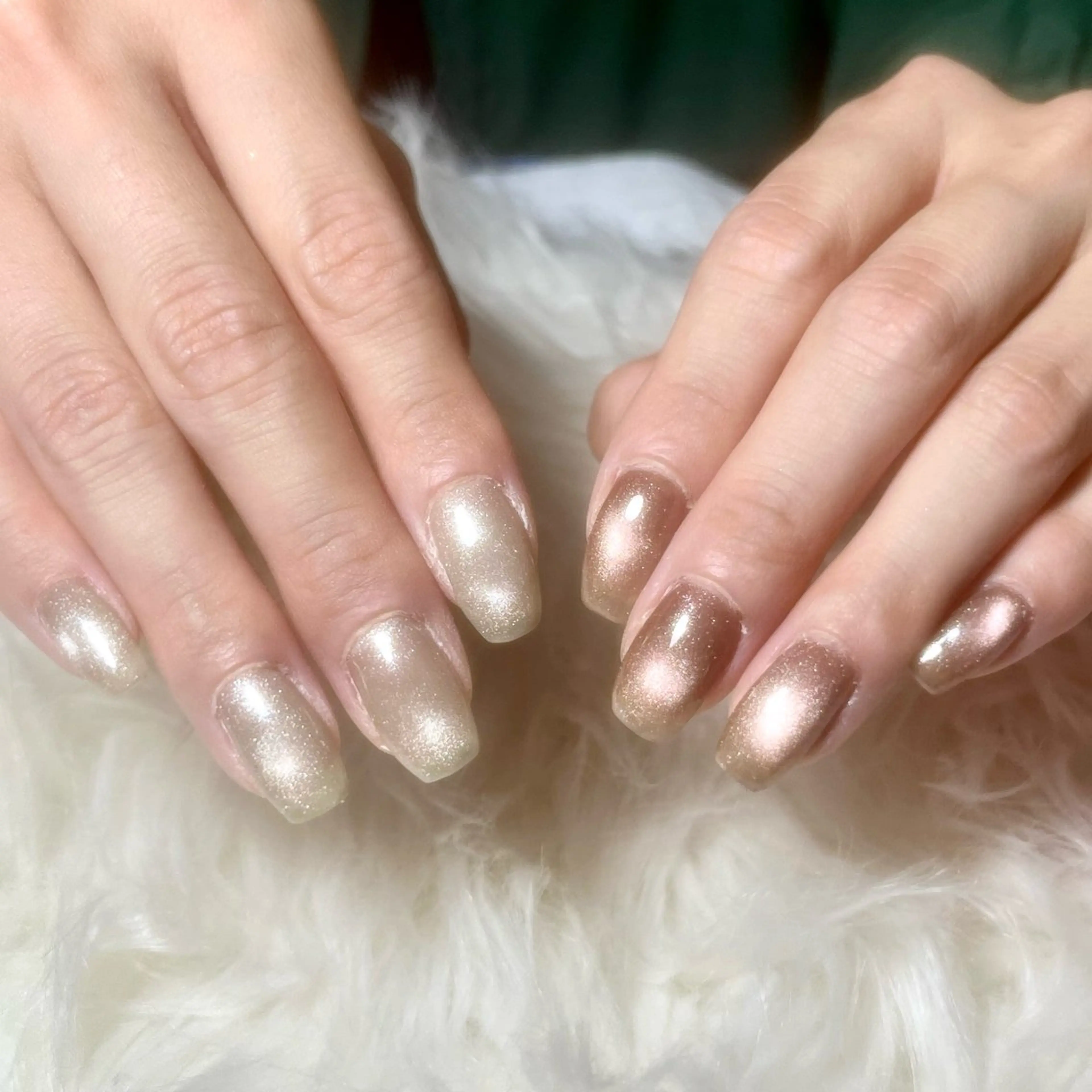 ネイル マグネットネイル ハンドネイル ハンドケア hohomi .のネイルデザイン