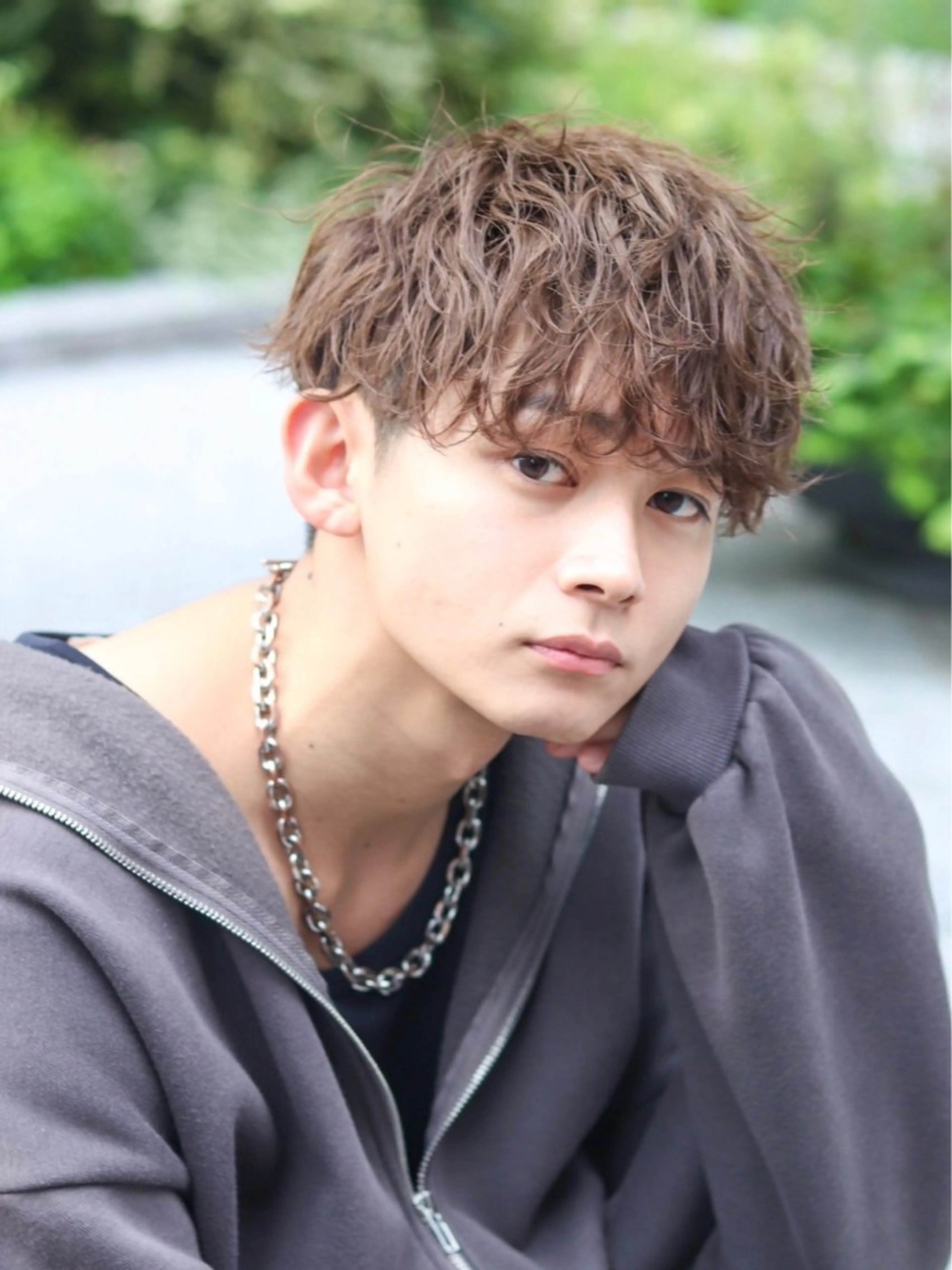 ミディアム カラー パーマ ヘアアレンジ メンズ 似合わせカット メンズ特化❤️🔥 RIKU❤️🔥のヘアスタイル