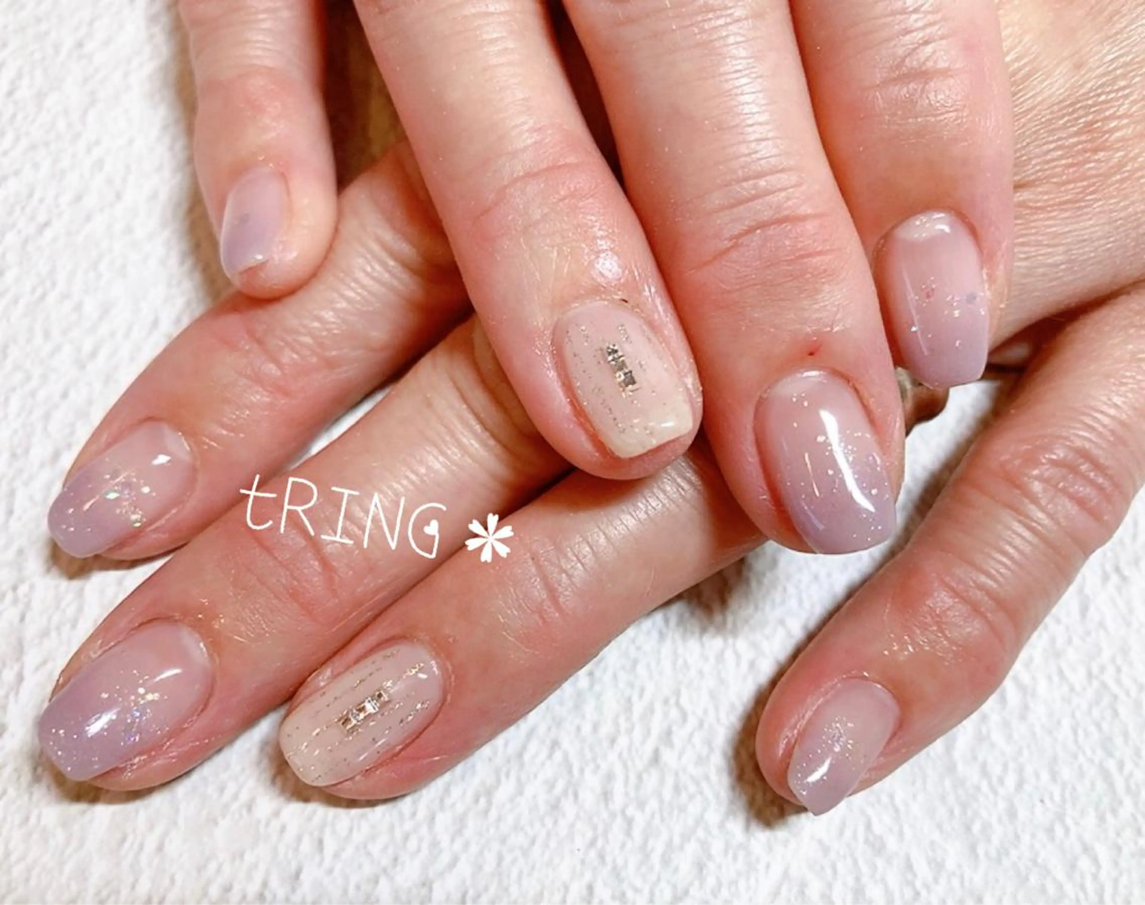 ネイル ハンドネイル tRING* しいの木台のネイルデザイン