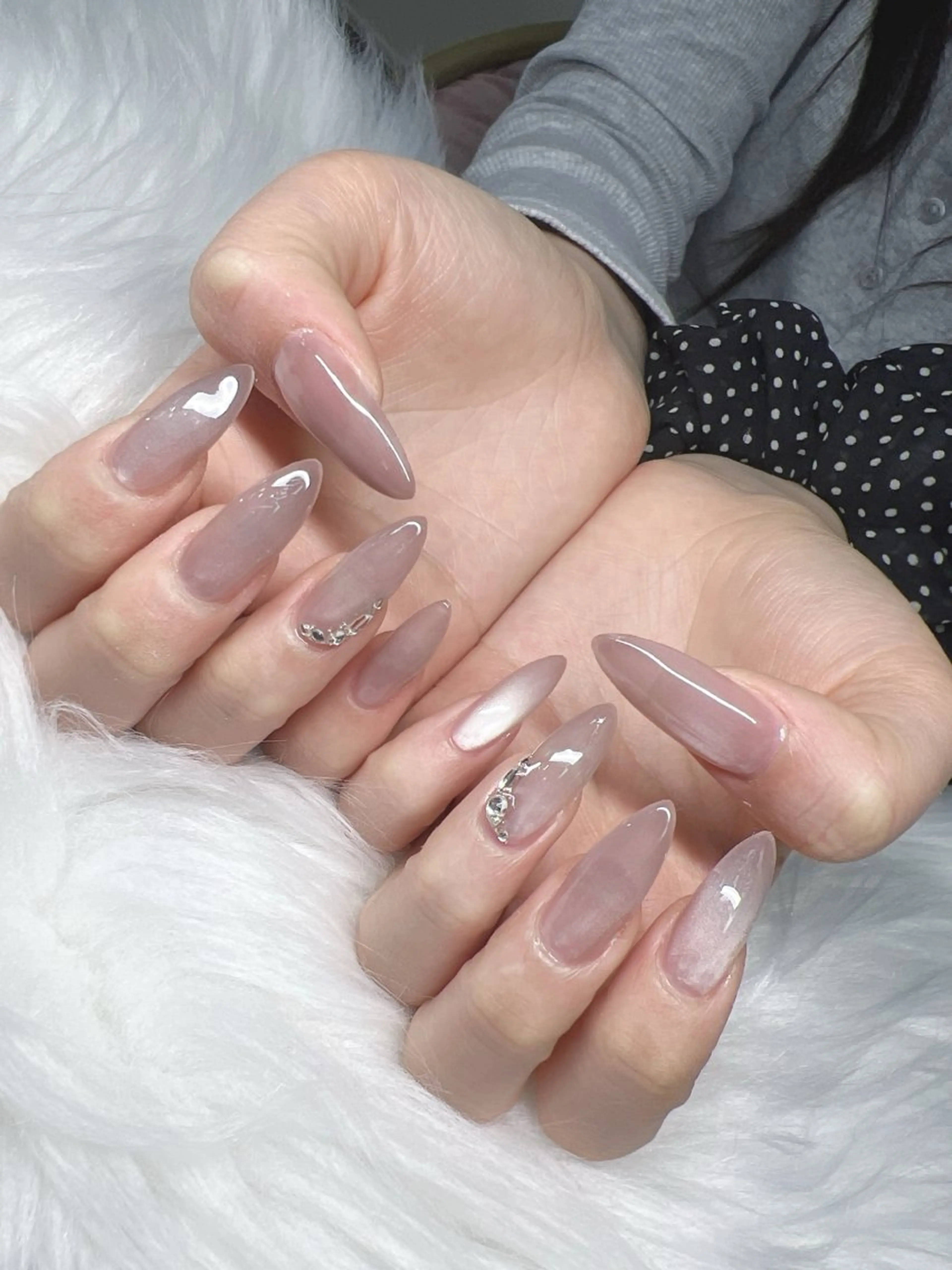 ネイル ハンドネイル Lee Nails チップ長さだし専門店のネイルデザイン