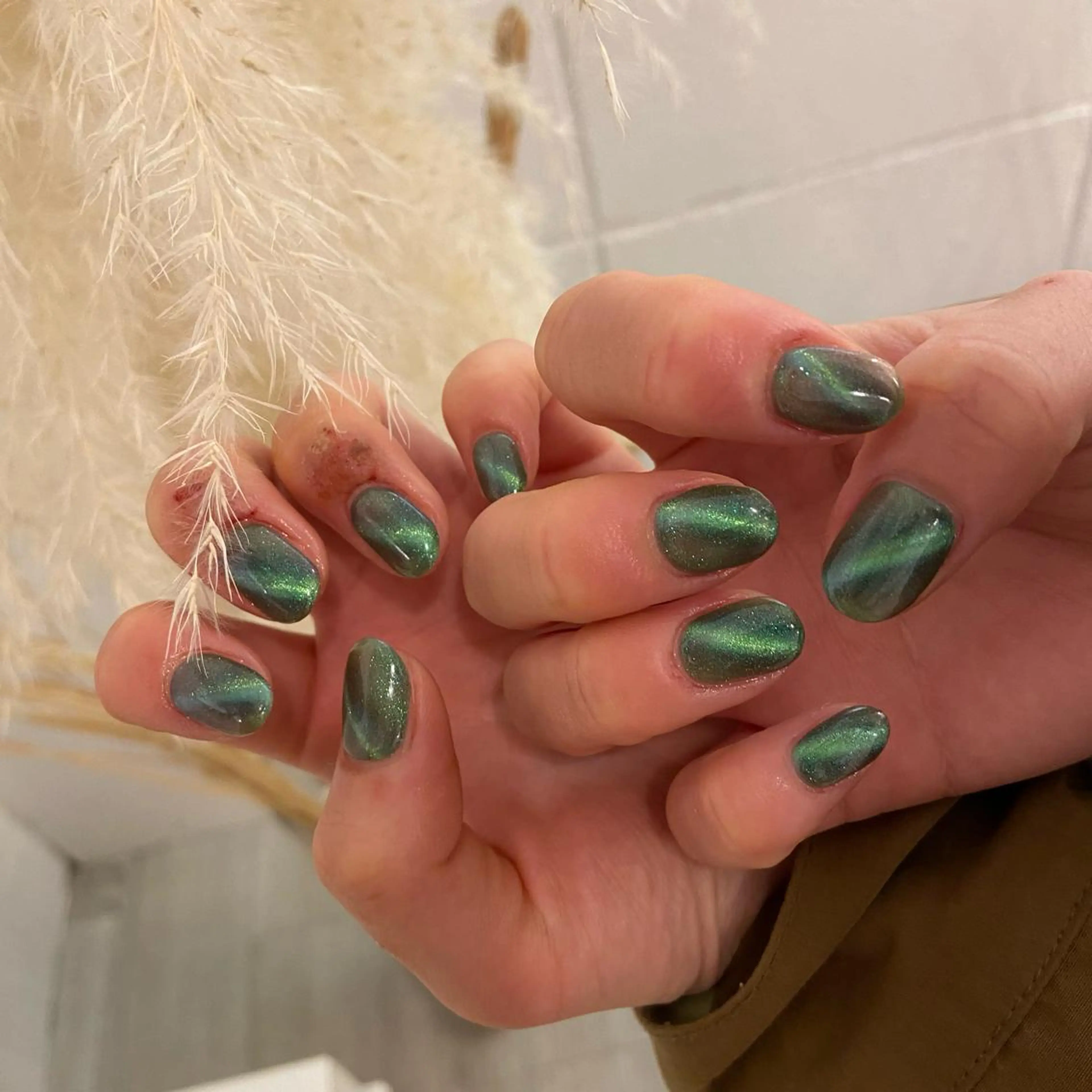 ネイル マグネットネイル マグネットワンカラー ワンカラーネイル Nail salon R⋆*のネイルデザイン