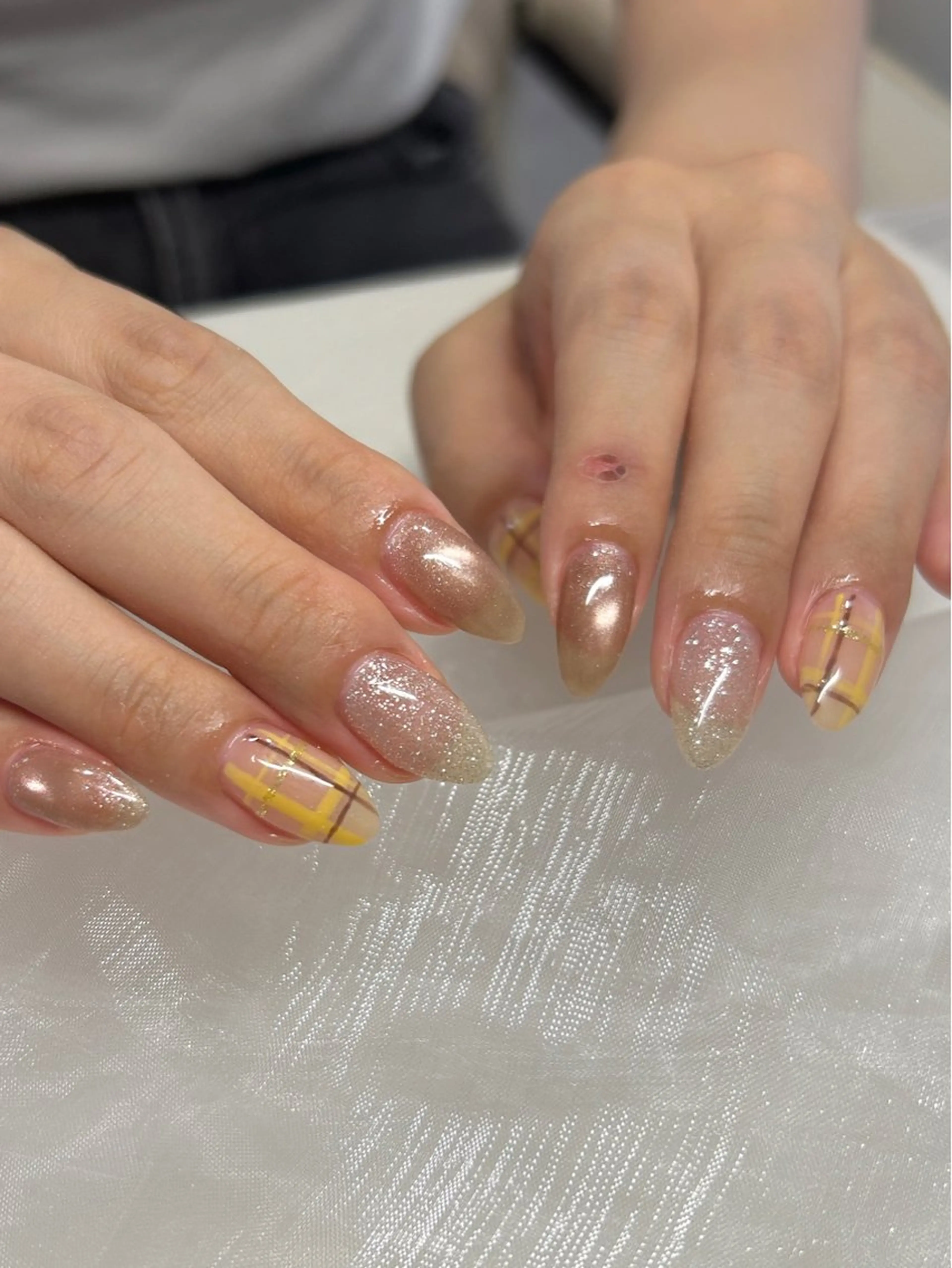 ネイル オフィスネイル スカルプネイル シンプルネイル nail salon　coco no ne所属・coco no ne KANNAのネイルデザイン