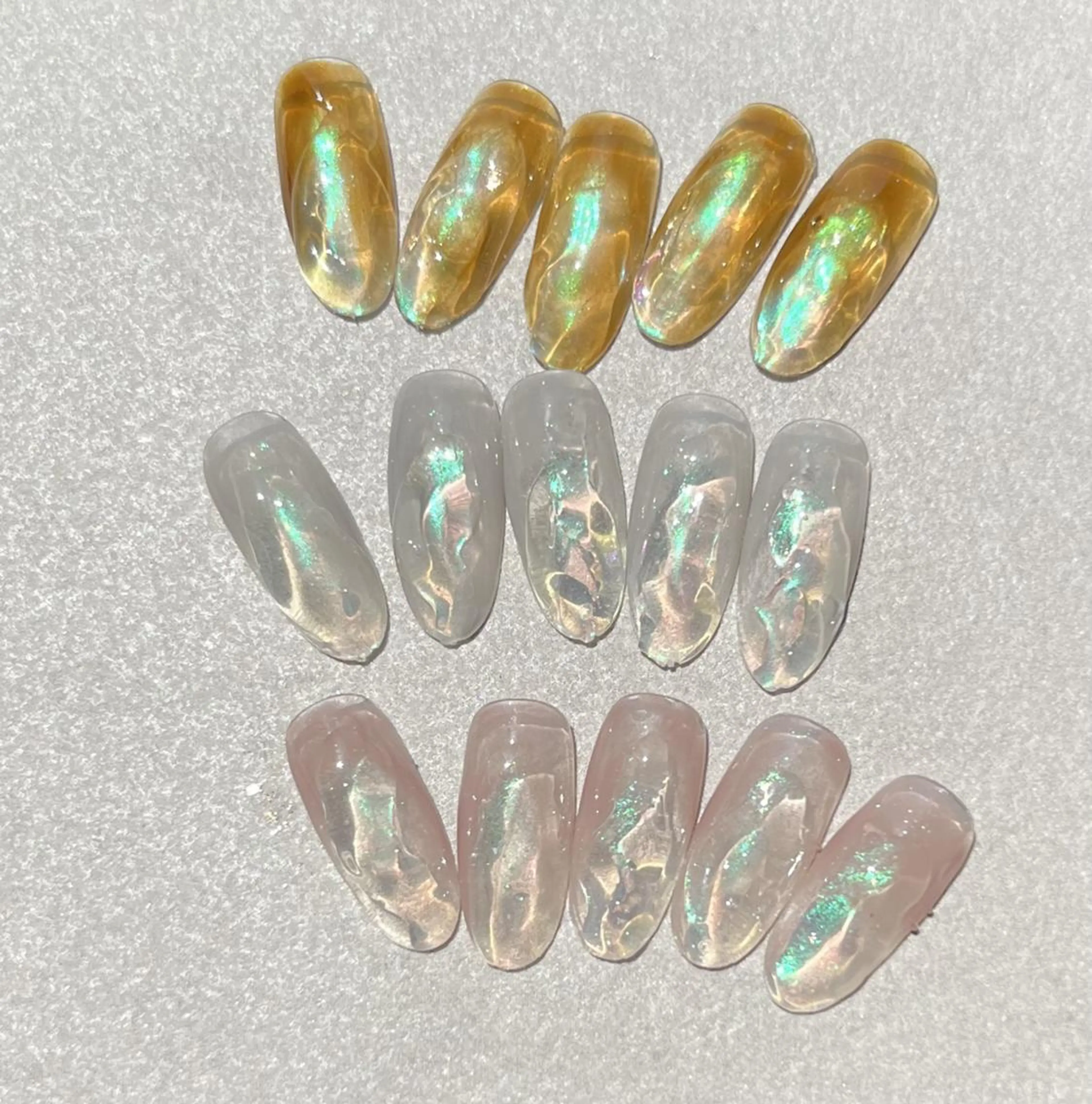 ネイル Ray. ちゅるん系ニュアンスのネイルデザイン