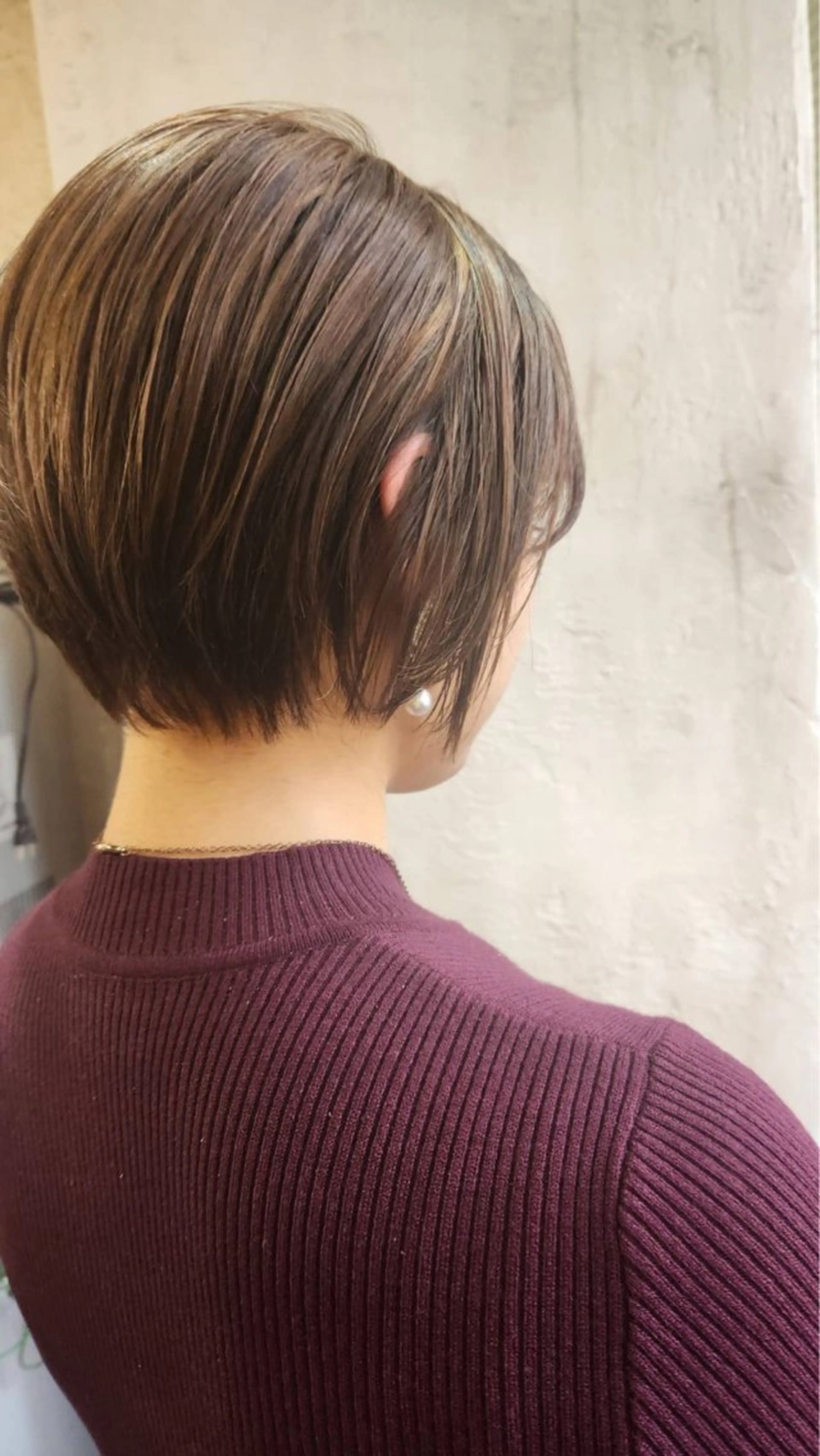 ショート カラー ベージュカラー ショートヘア eMir... 武蔵小杉所属・新舘 怜奈のヘアスタイル