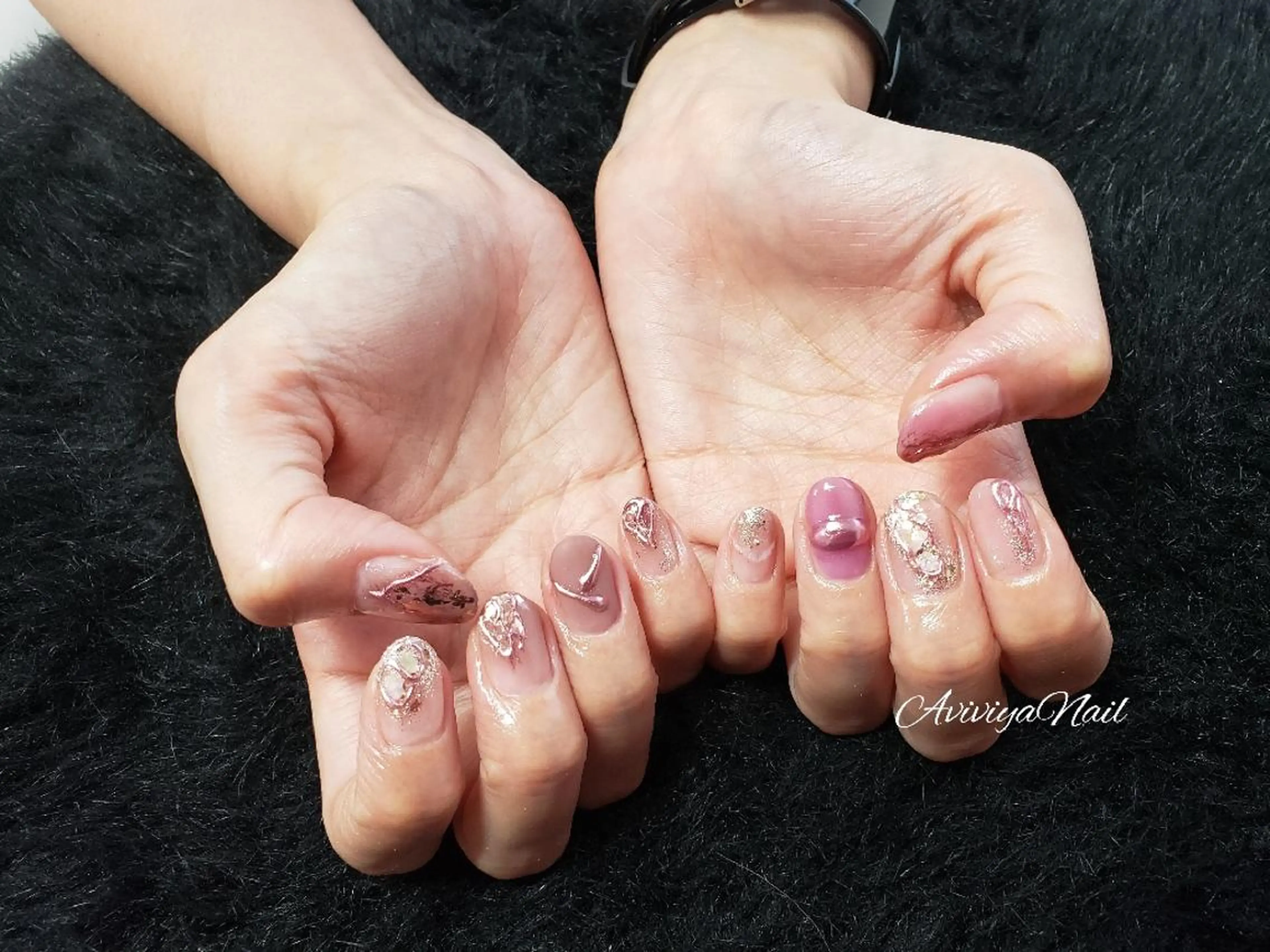 ネイル ニュアンスネイル AviviyaNail所属・kubo ayaのネイルデザイン