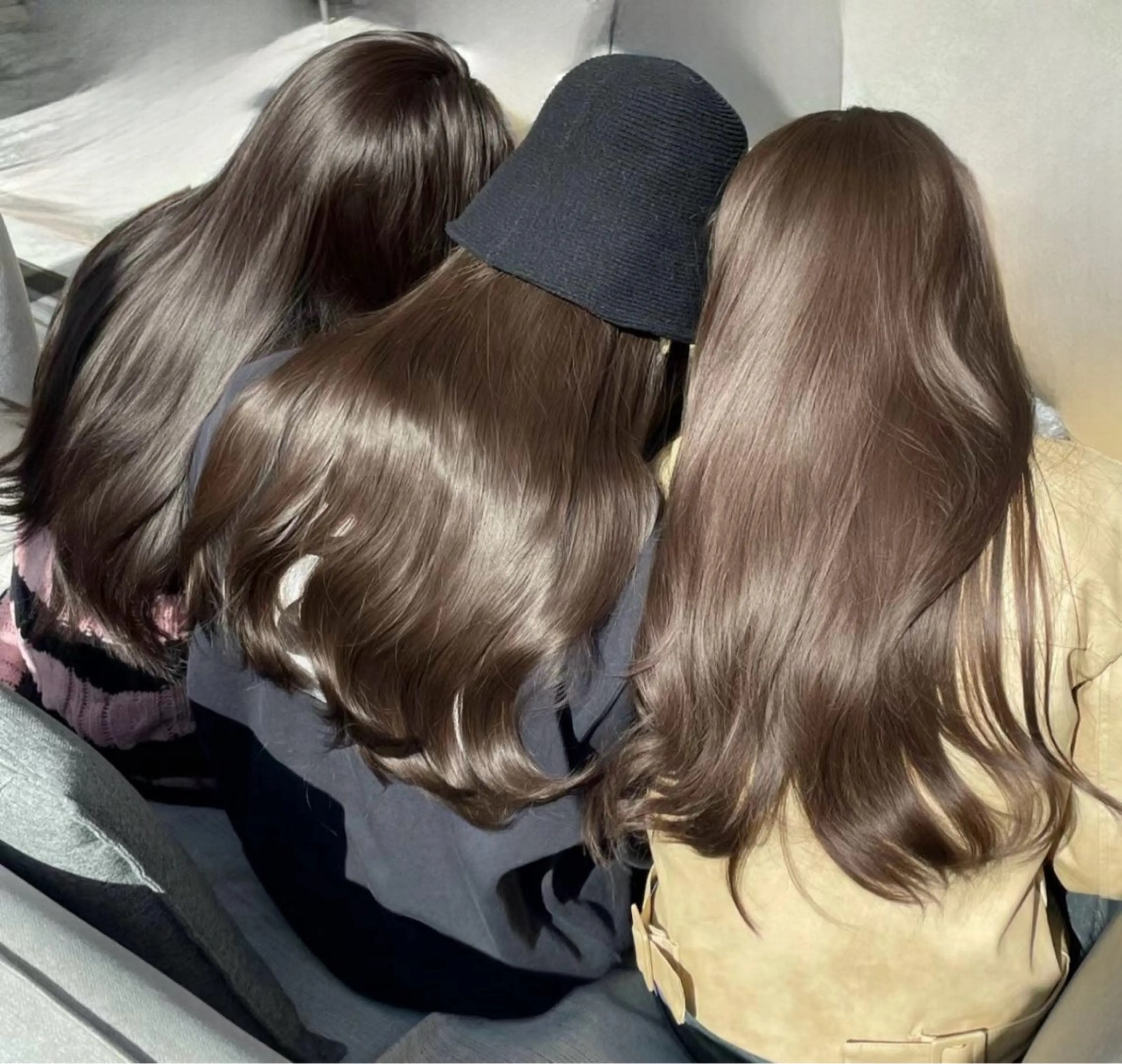 カット+イルミナカラー+髪質改善サブリミックトリートメント🩶韓国 レイヤー ショート くびれ ワンホンの写真