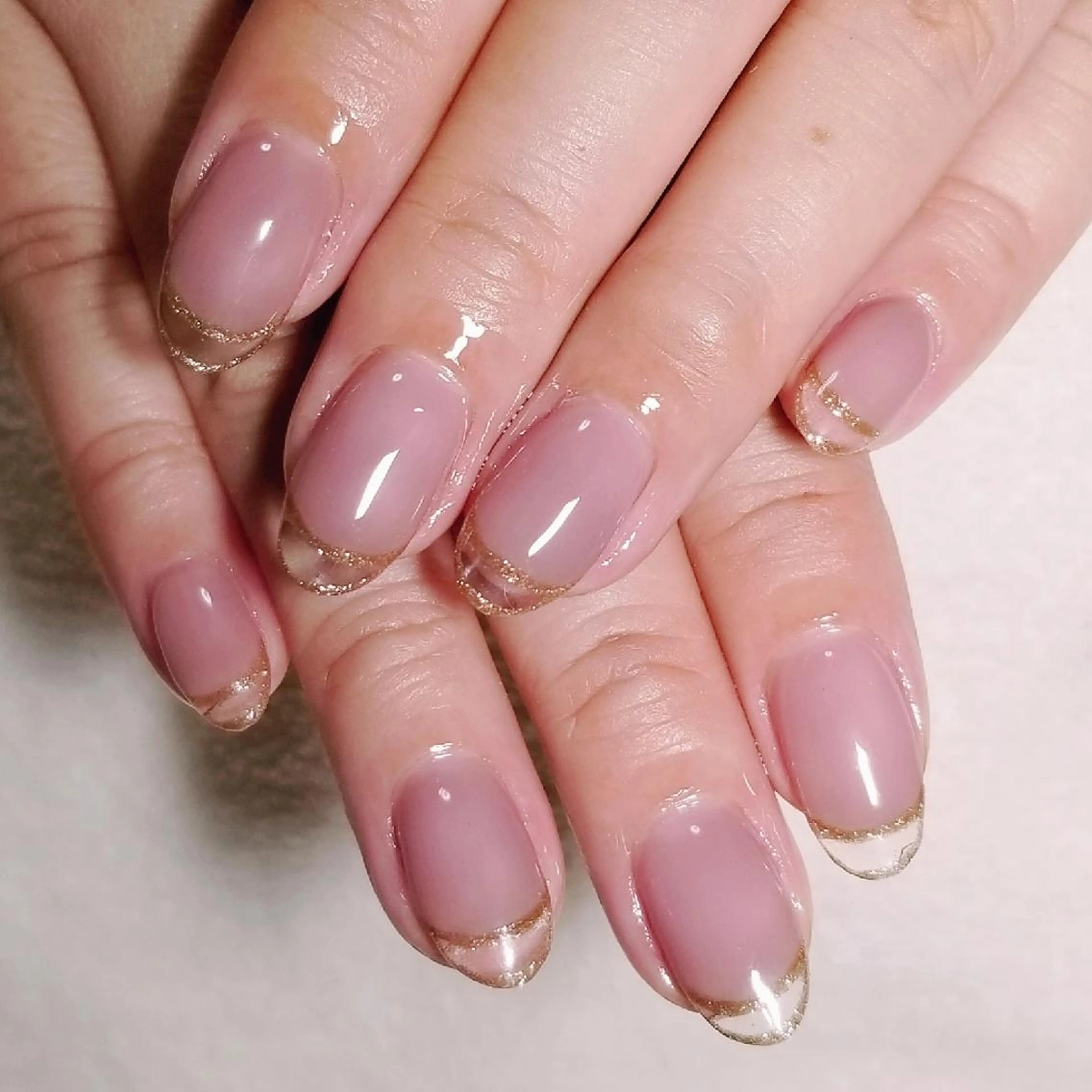 ネイル クリアネイル フレンチネイル trees_ nailのネイルデザイン