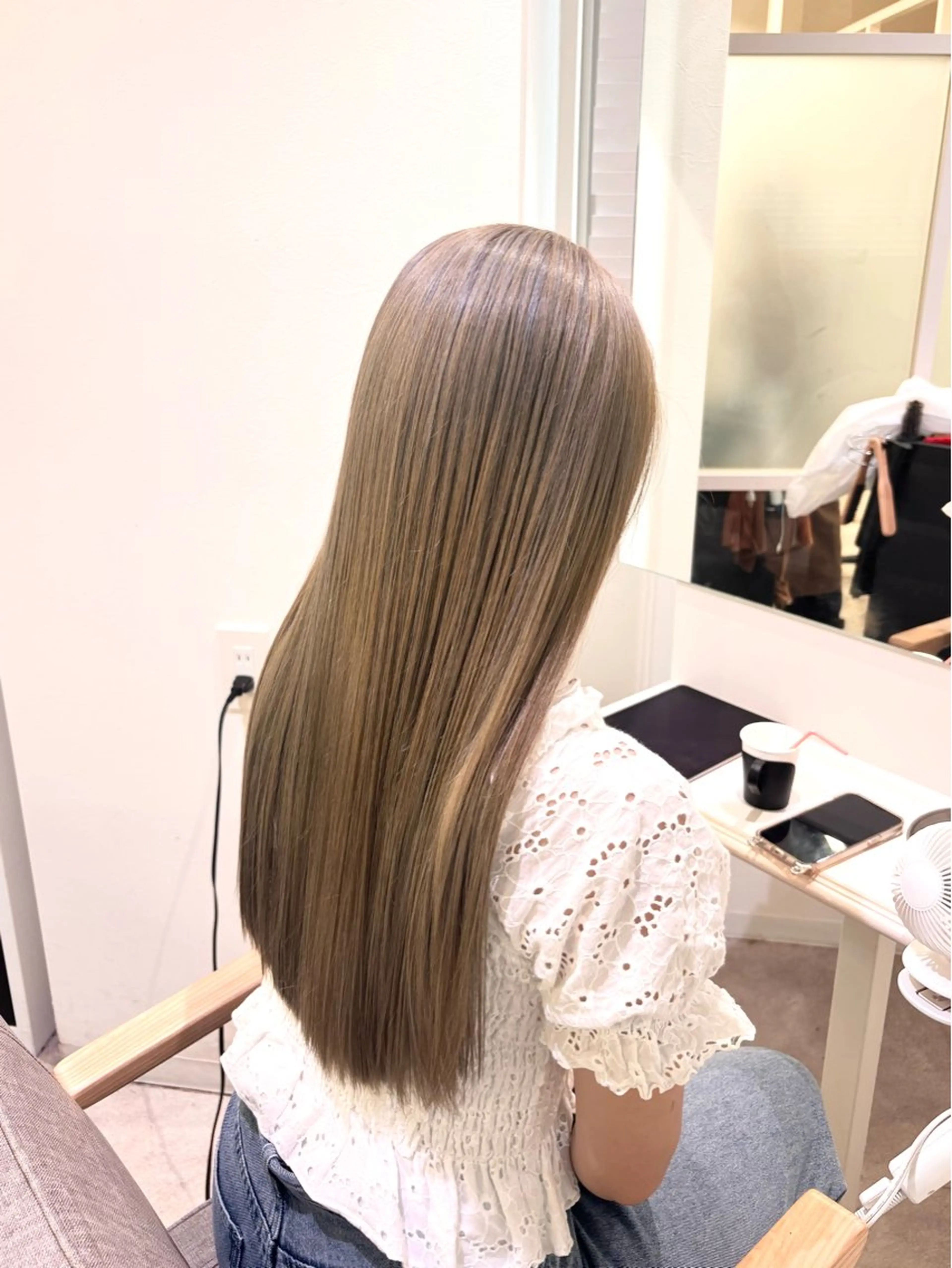 ロング ヘアアレンジ🪽🎀 艶カラー/天王寺のヘアスタイル