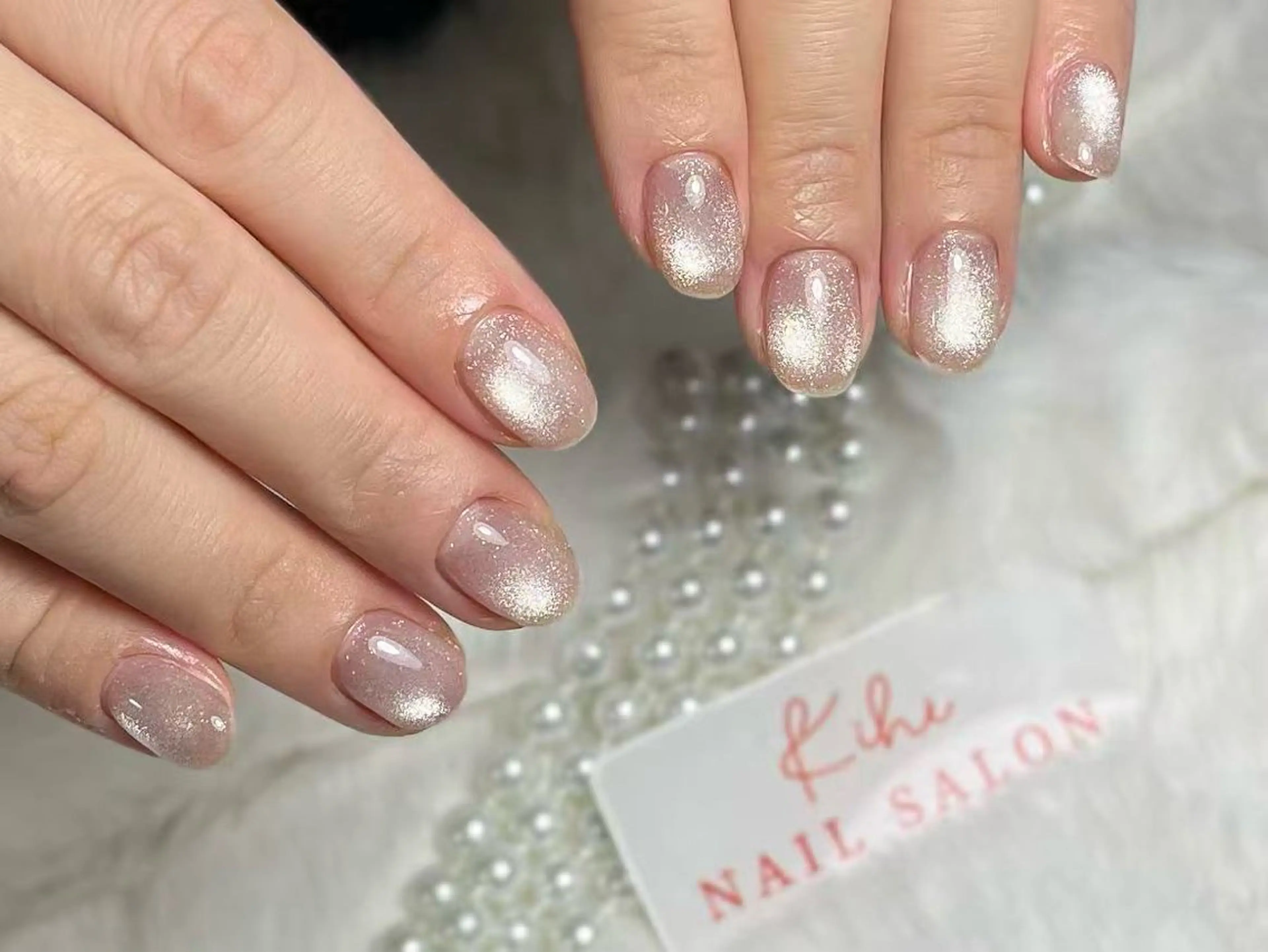 ネイル アートネイル フレンチネイル ジェルネイル グラデーション 韓国ネイル ハンドネイル 💕鈴木ユリ パラジェル/オフ無料のネイルデザイン