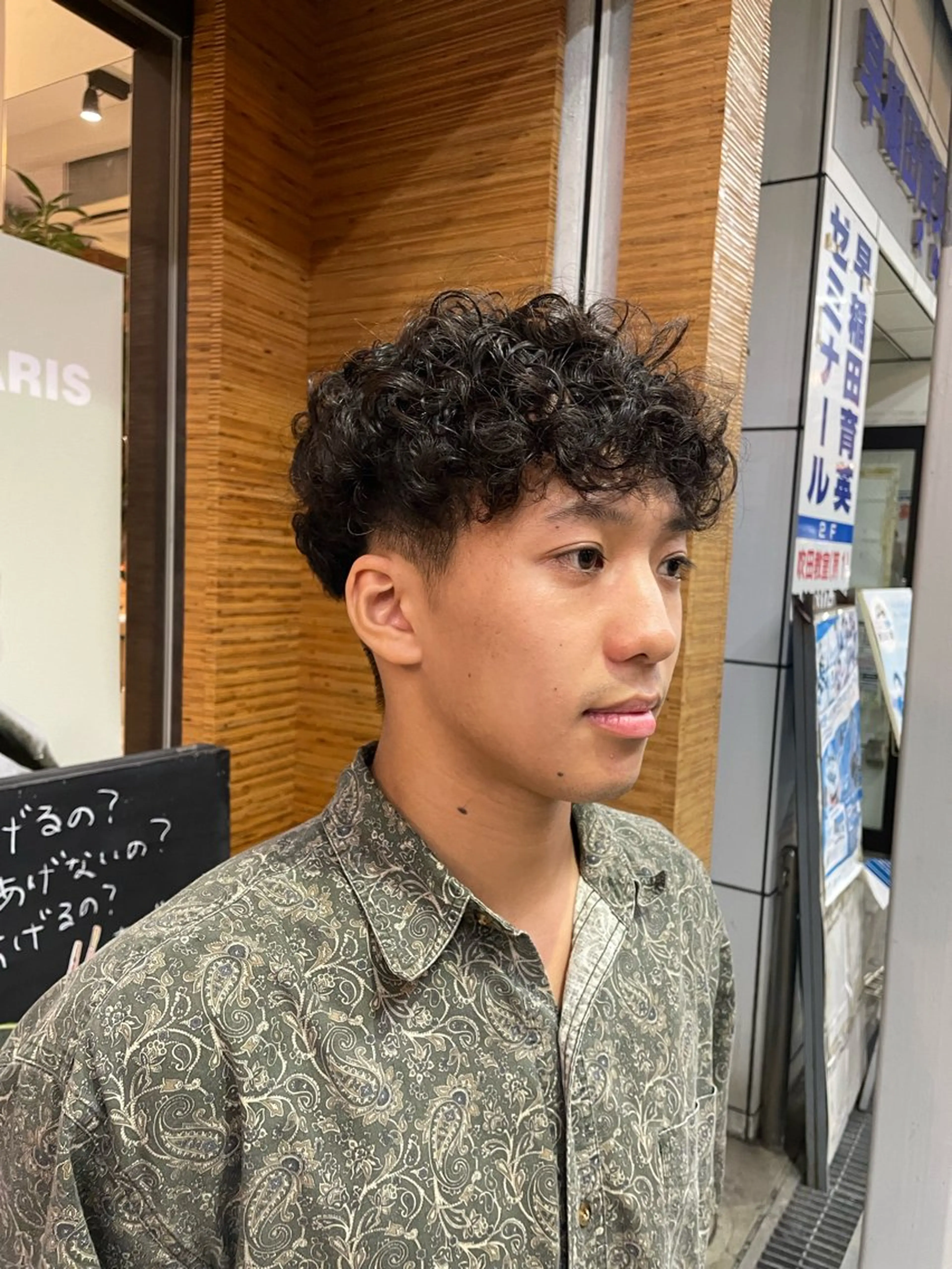 メンズ スペインカール LEAPS adore都島店所属・みゆう 都島/透明感のヘアスタイル