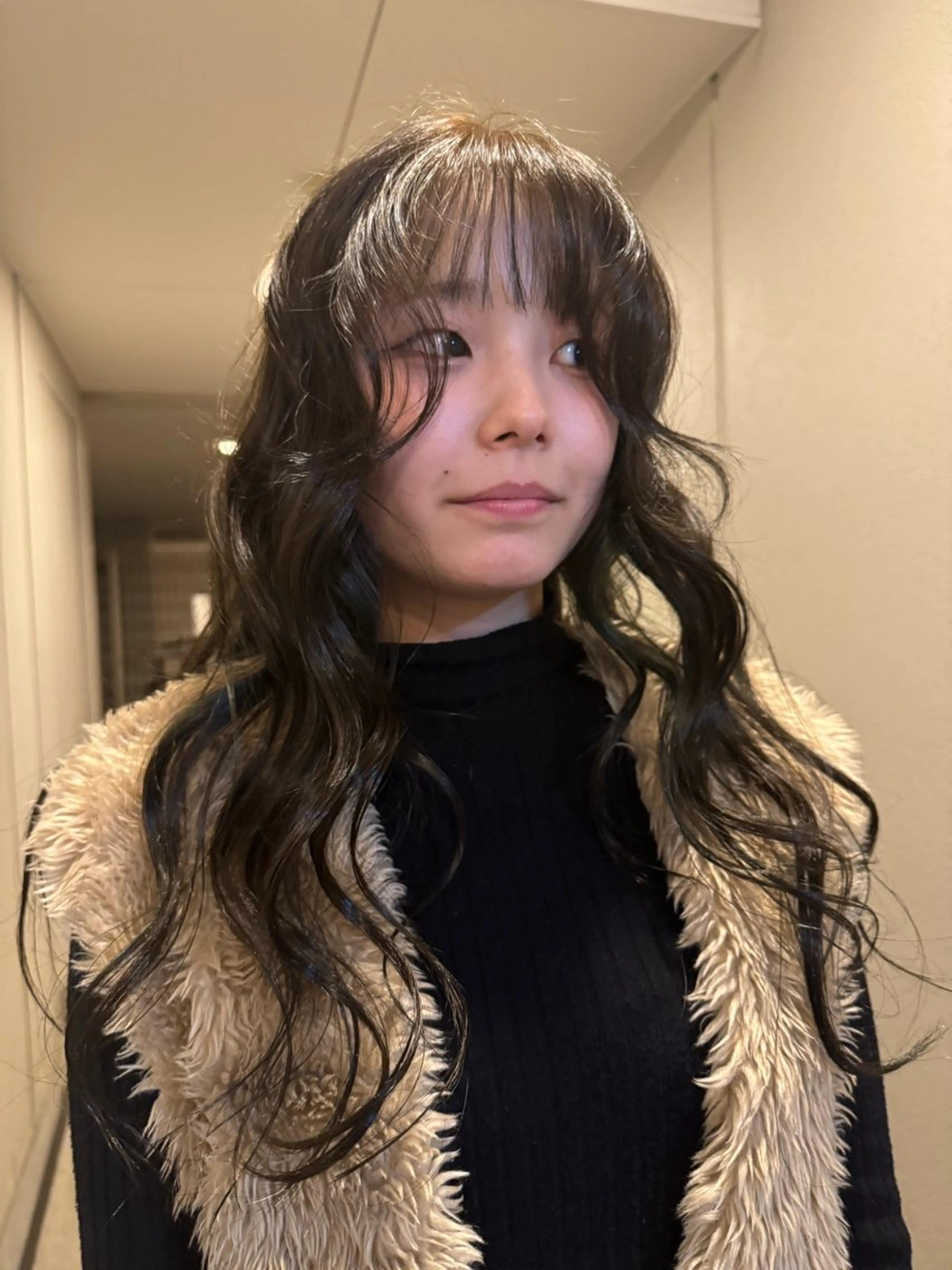 カラー ブラウンカラー オリーブブラウン KON所属・KON /nozomiのヘアスタイル