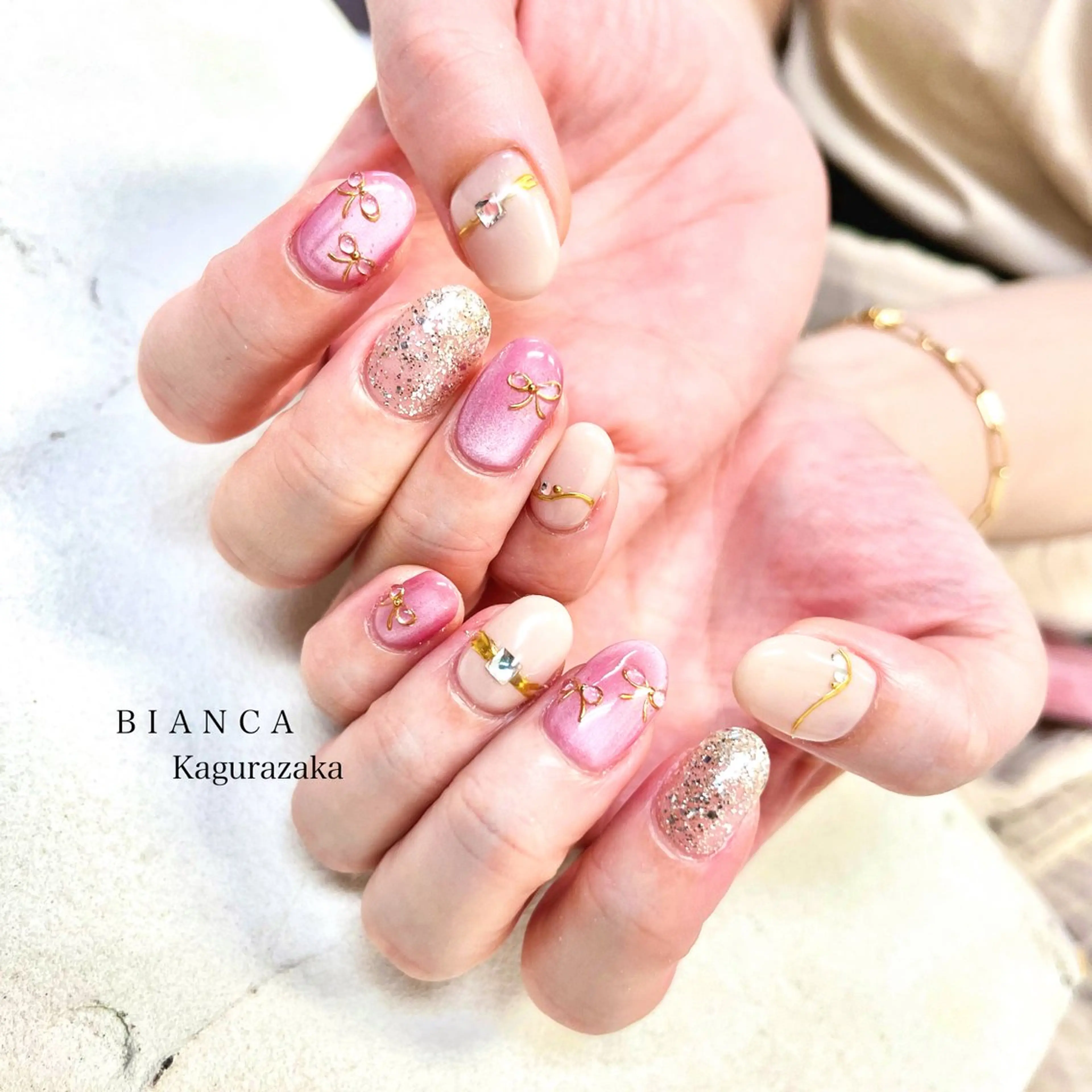 ネイル ハンドネイル ハンドケア BIANCA Ouchidaのネイルデザイン