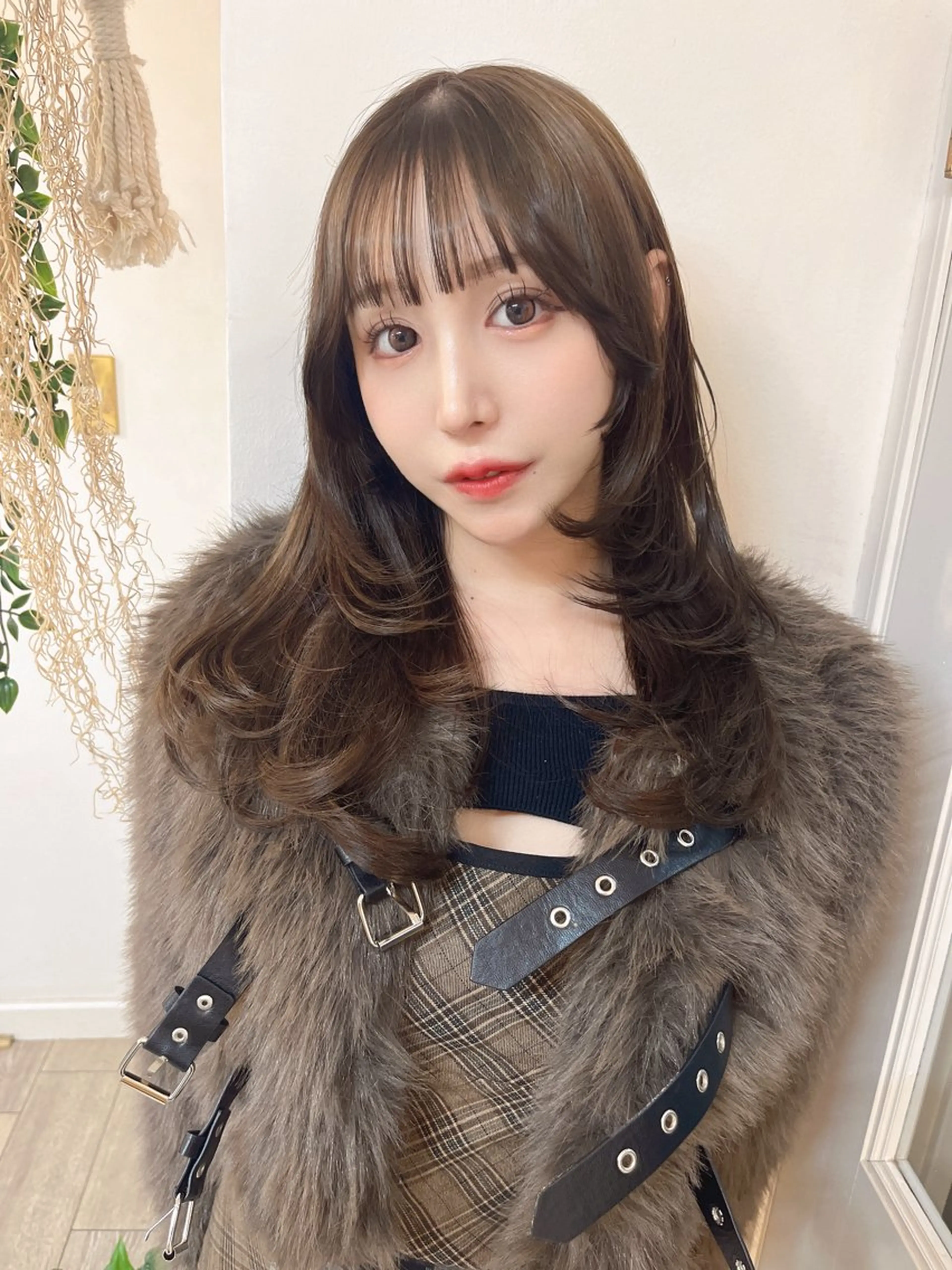 ロング 前髪&顔周りカット/ 韓国レイヤー/シバタのヘアスタイル