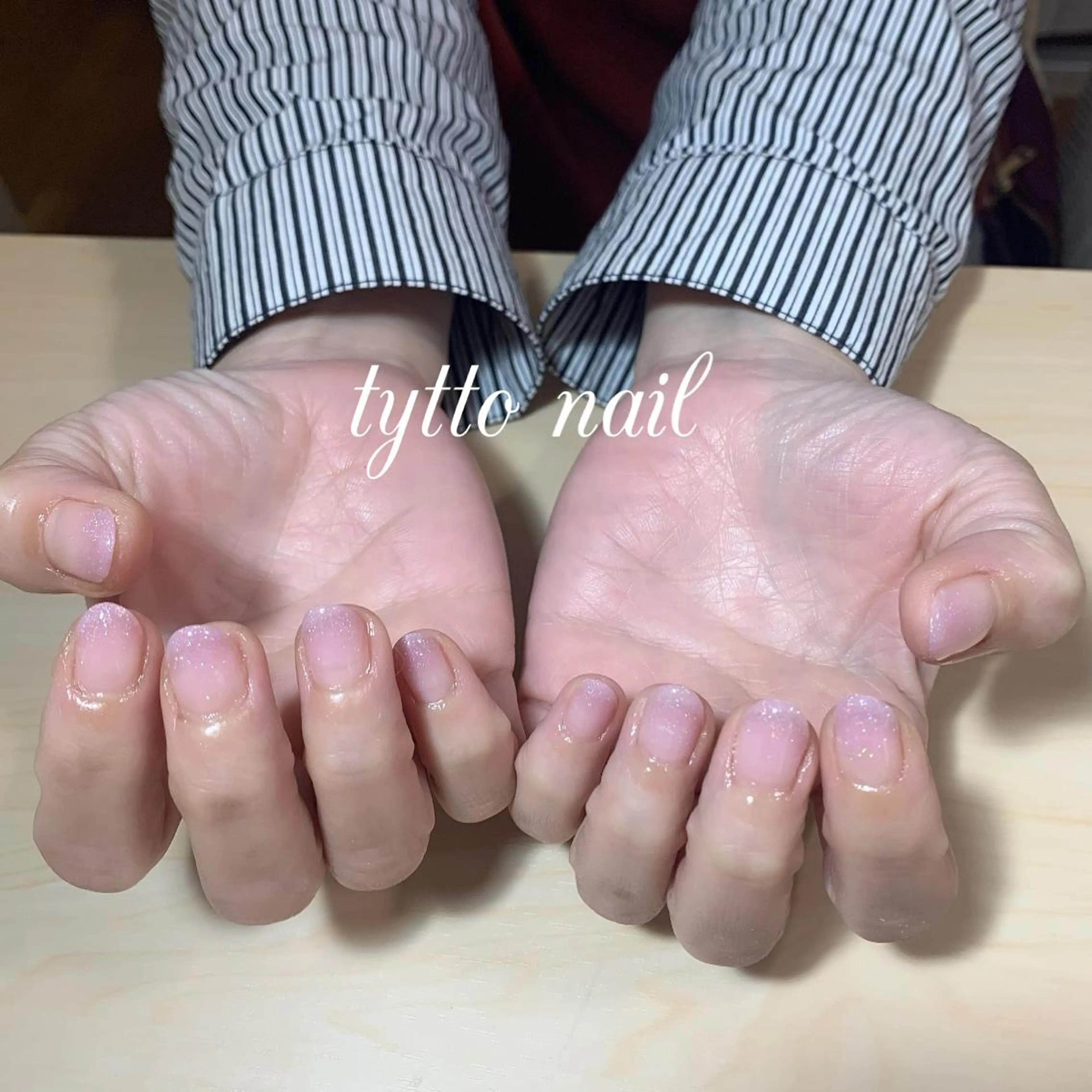 ネイル グラデーション ラメ(グリッター) ラメグラデーション tytto nail ❤︎‪‪eri‪‪のネイルデザイン