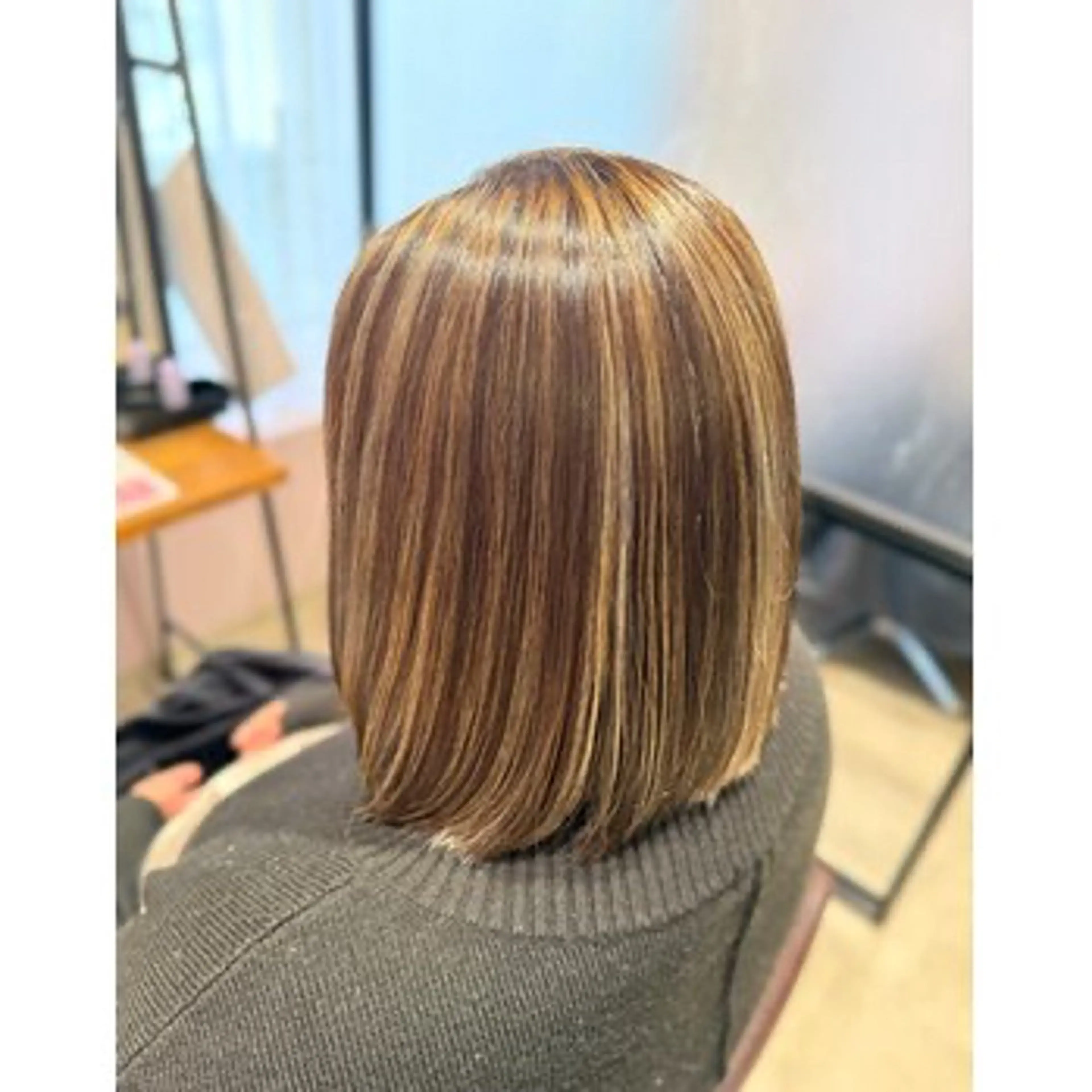 カラー ヘアカラー 梶 瑞希のヘアスタイル