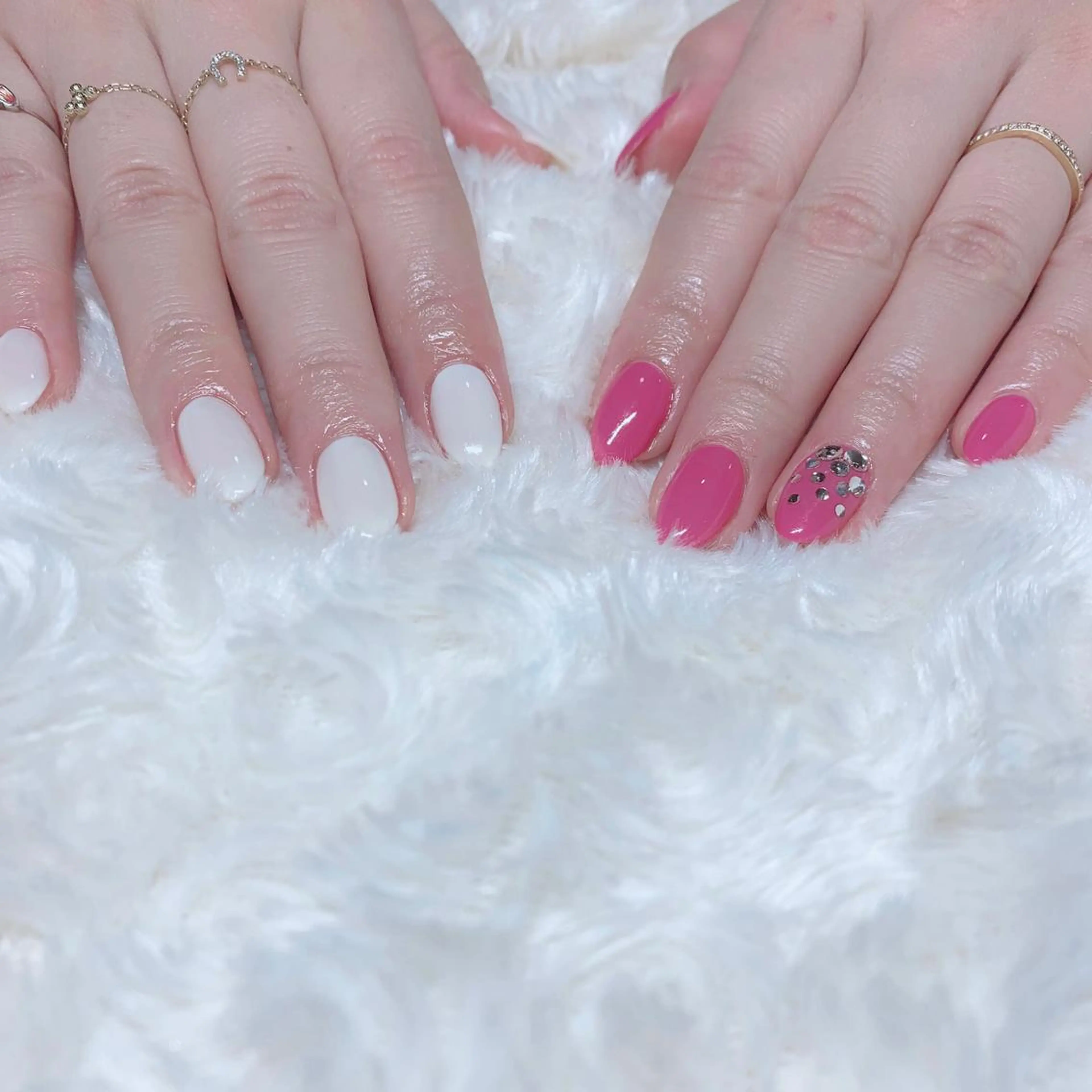 カラー ネイル ハンドネイル Cozy_ ilumのネイルデザイン