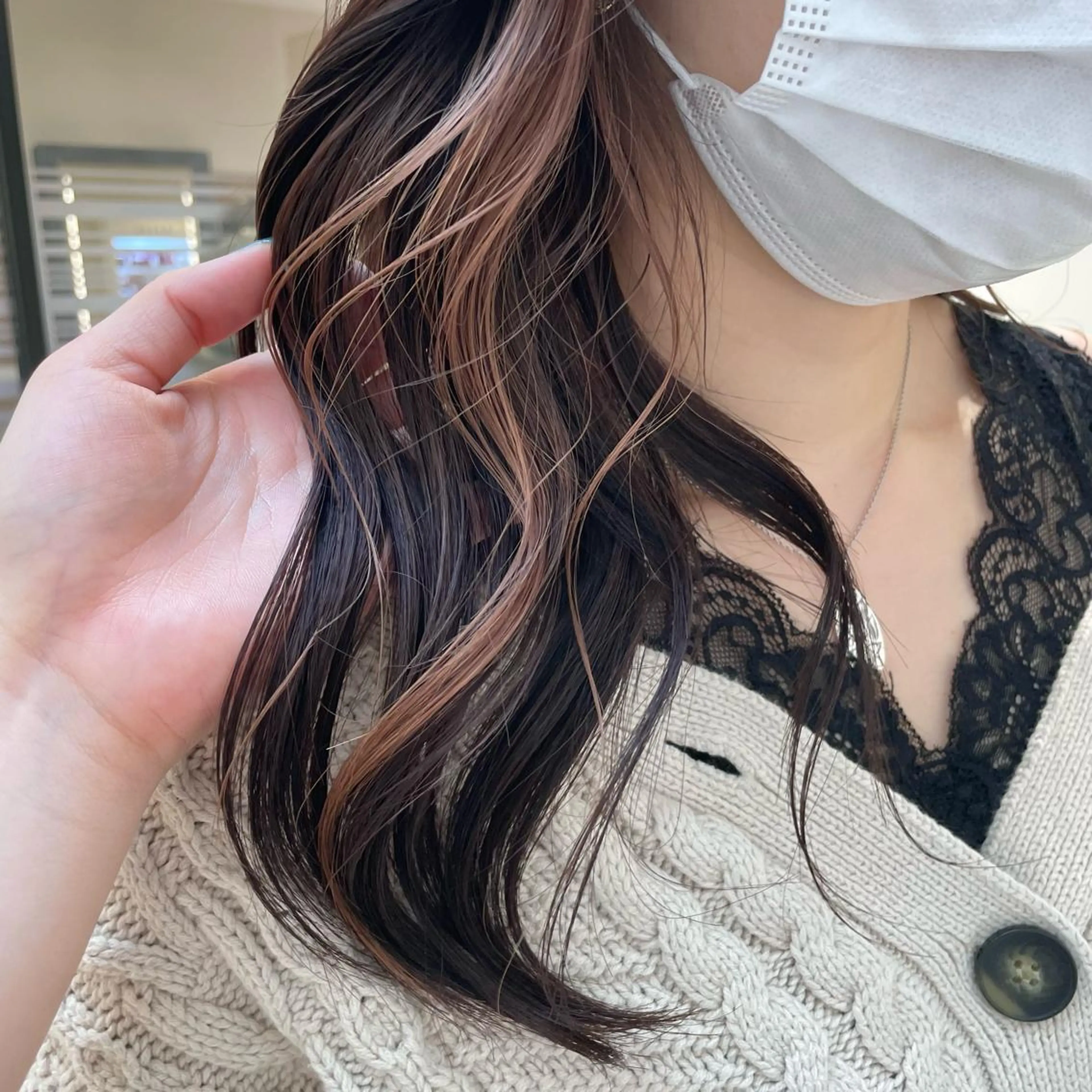 ミディアム カラー ブリーチ レイヤー/ハイトーン 🫧‪Erikaのヘアスタイル