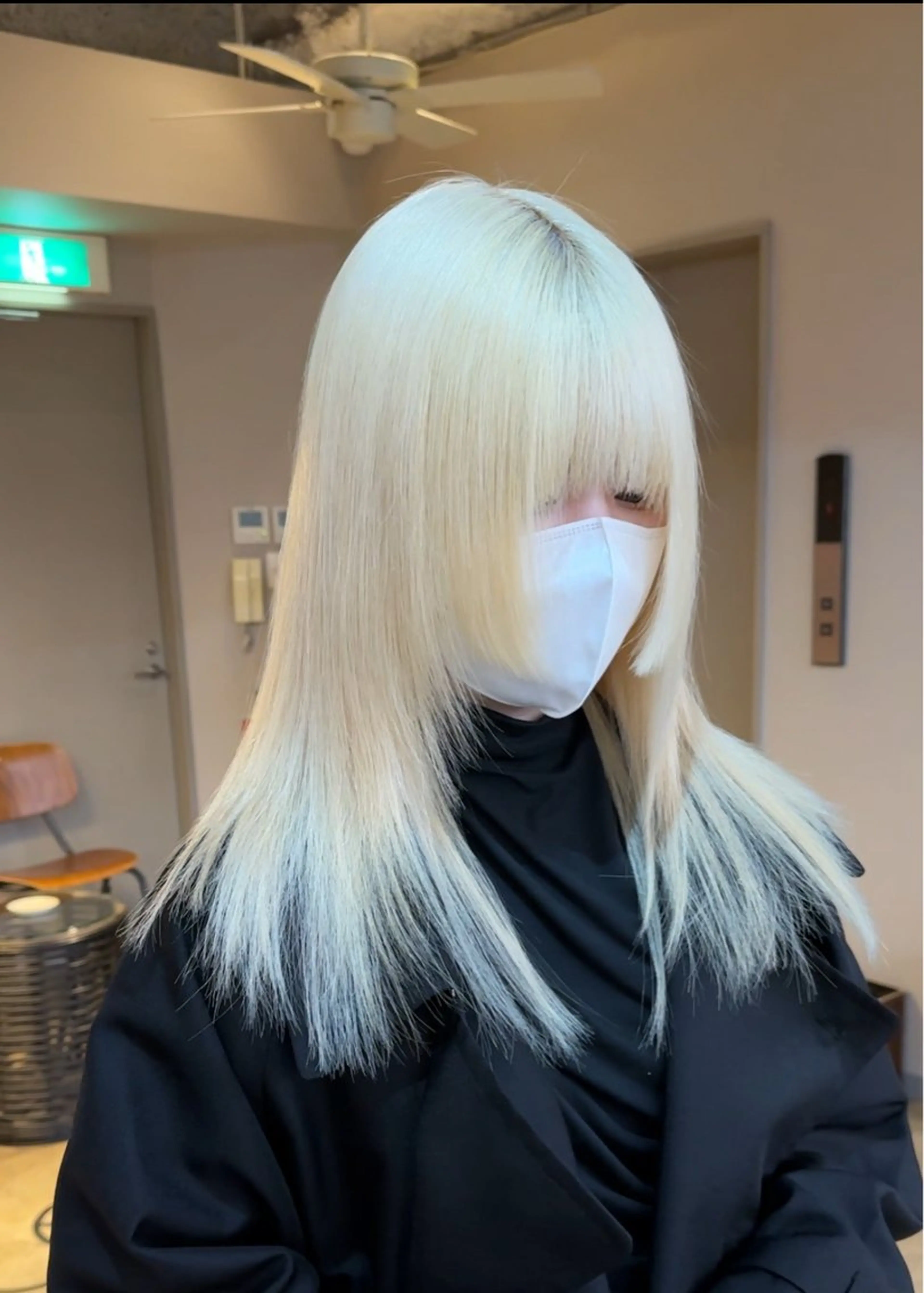 【ブリーチのみで作るWhite blond🕊️】2回ブリーチ+クイックTOKIO TRの写真