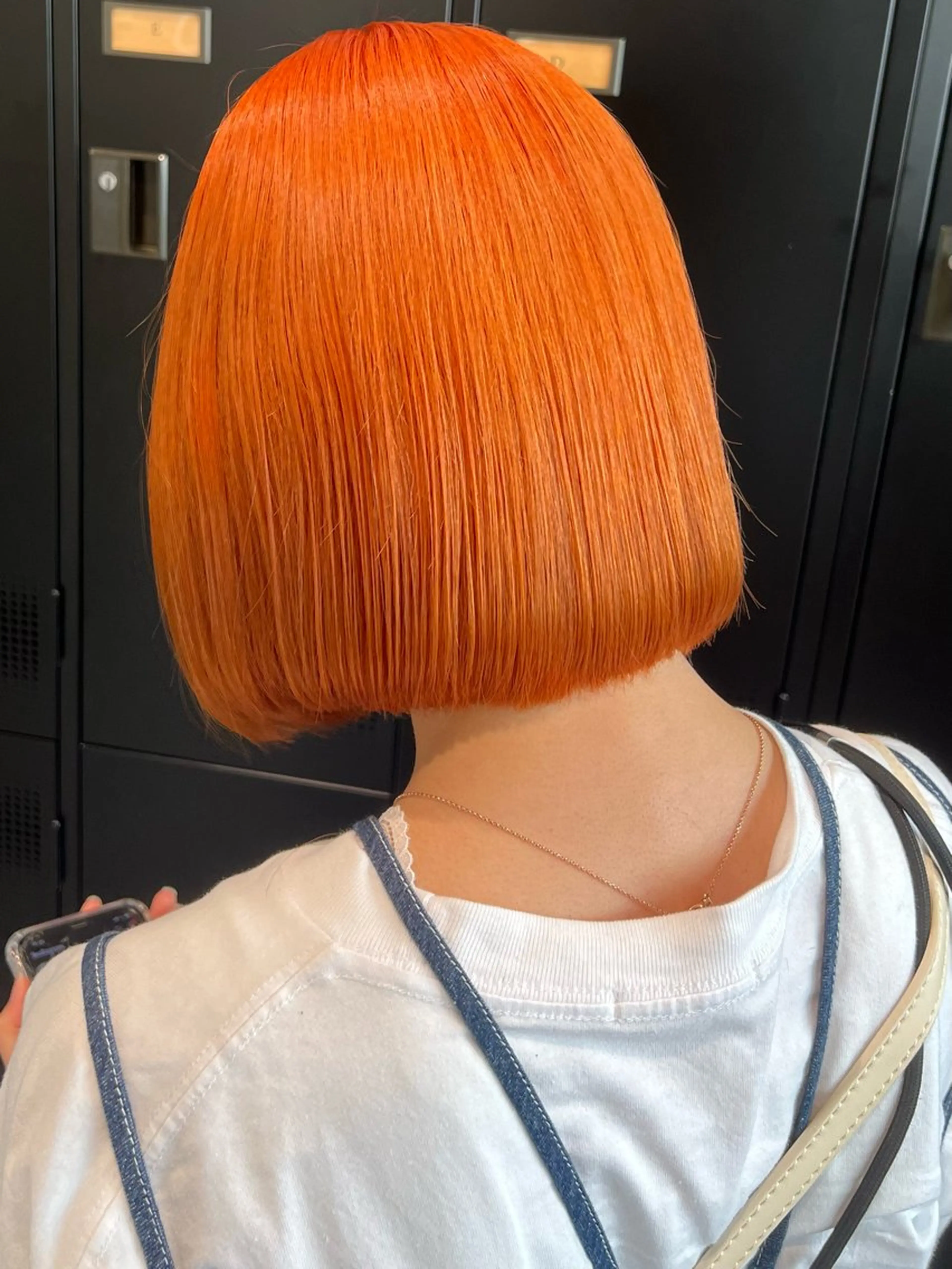 ショート カラー ブリーチ ダブルカラー イルミナカラー ブリーチなしカラー ボブ カット ヘアカラー トリートメント LUCK 本厚木店のヘアスタイル