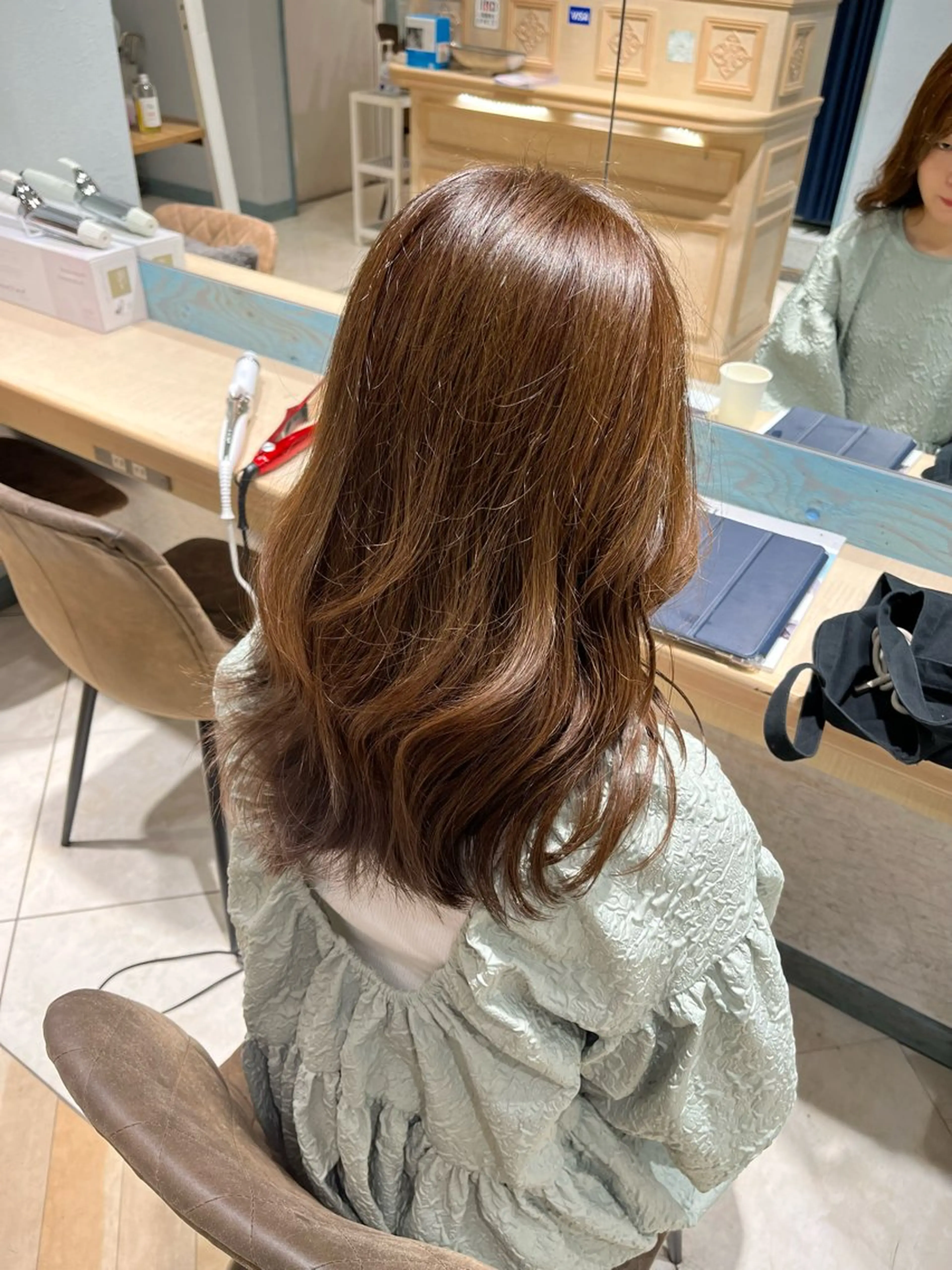 セミロング カラー 大人ボブ/透明感 カラー/松原和志のヘアスタイル