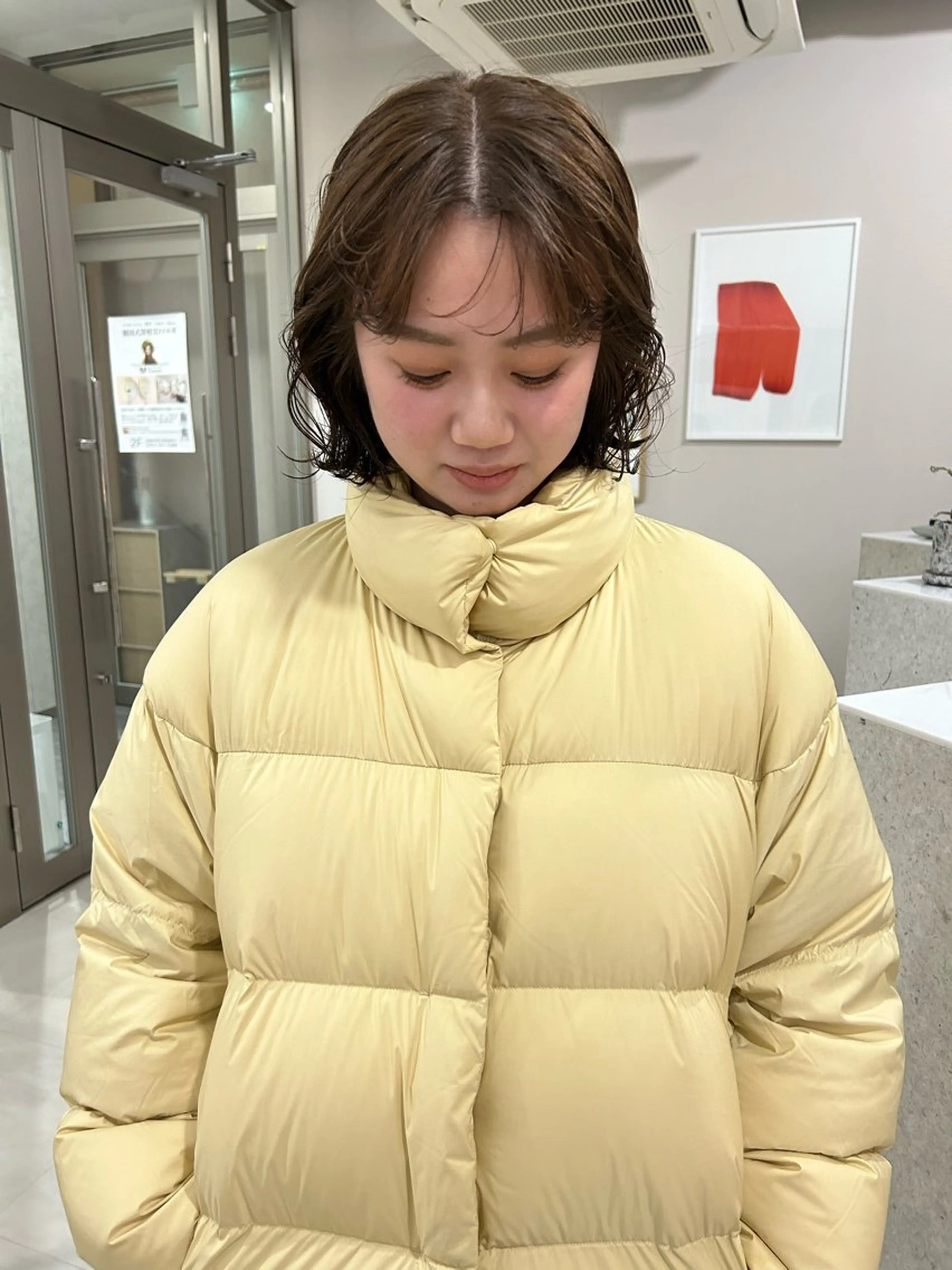 ミディアム aika/パーマ/ ショート/伏見のヘアスタイル