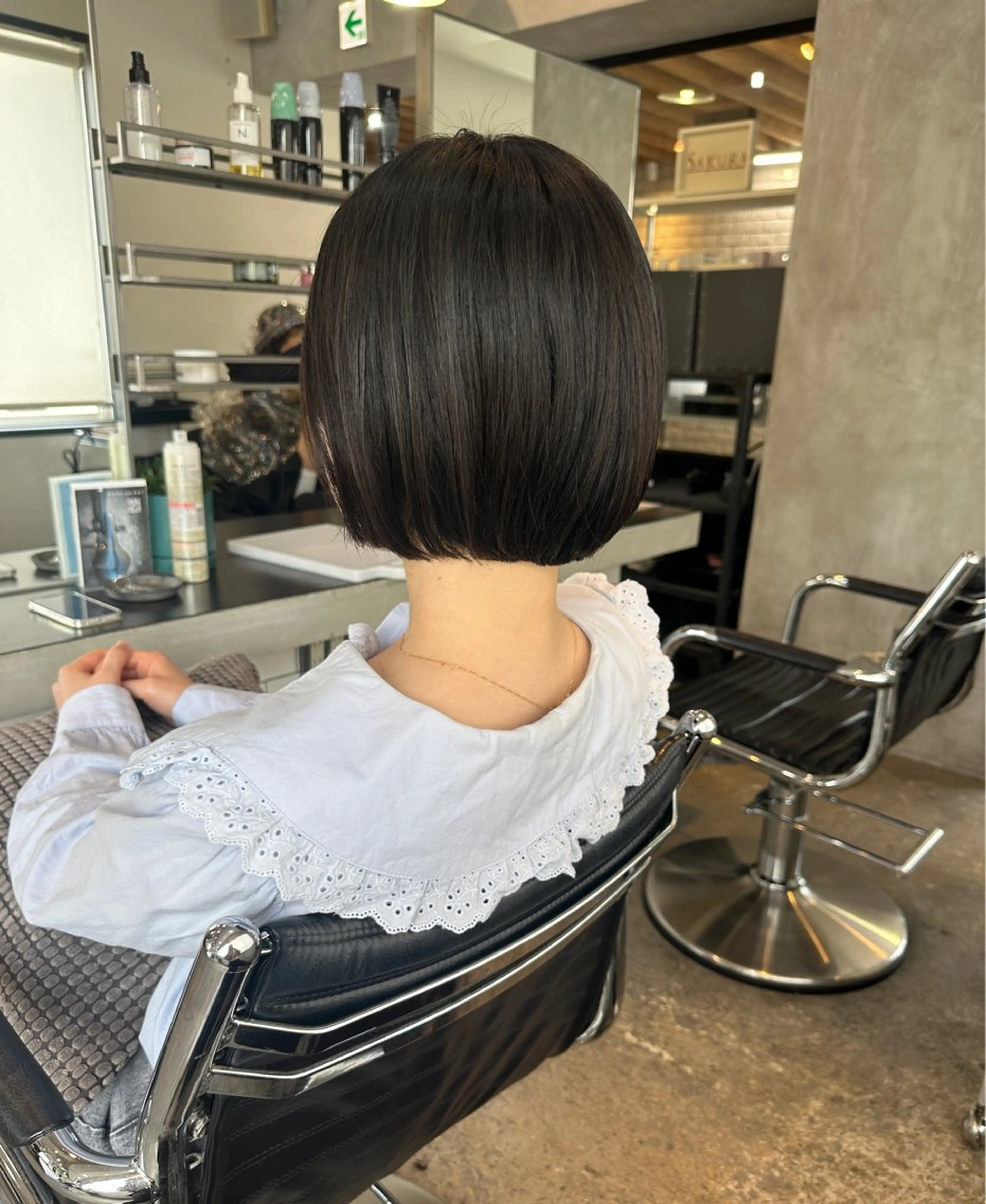 ショート カラー ヘアアレンジ ボブ stylist/蛯谷 珠里のヘアスタイル